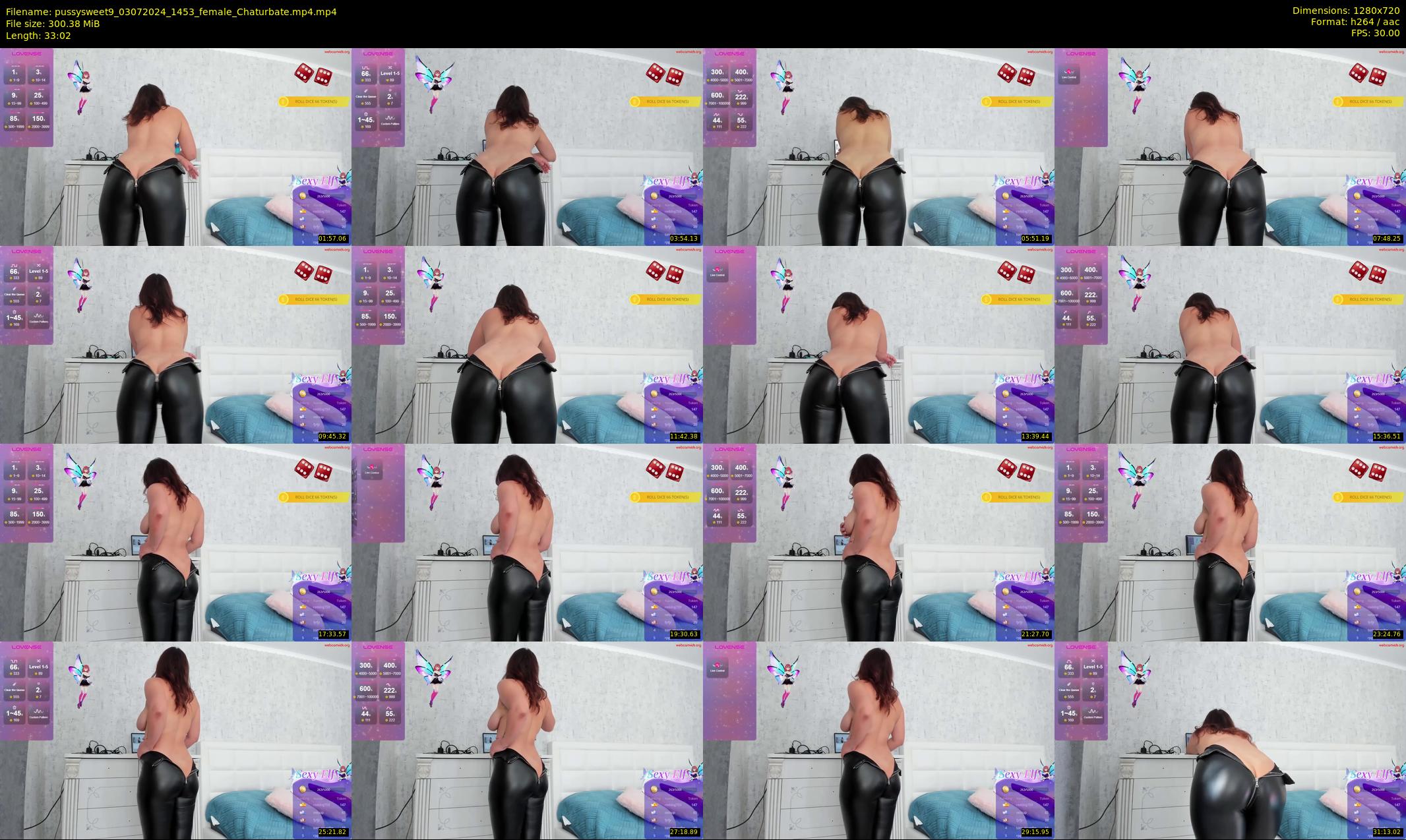pussysweet9 — 34 minute Chaturbate female cam show recording, 720p, Jul 3, 2024