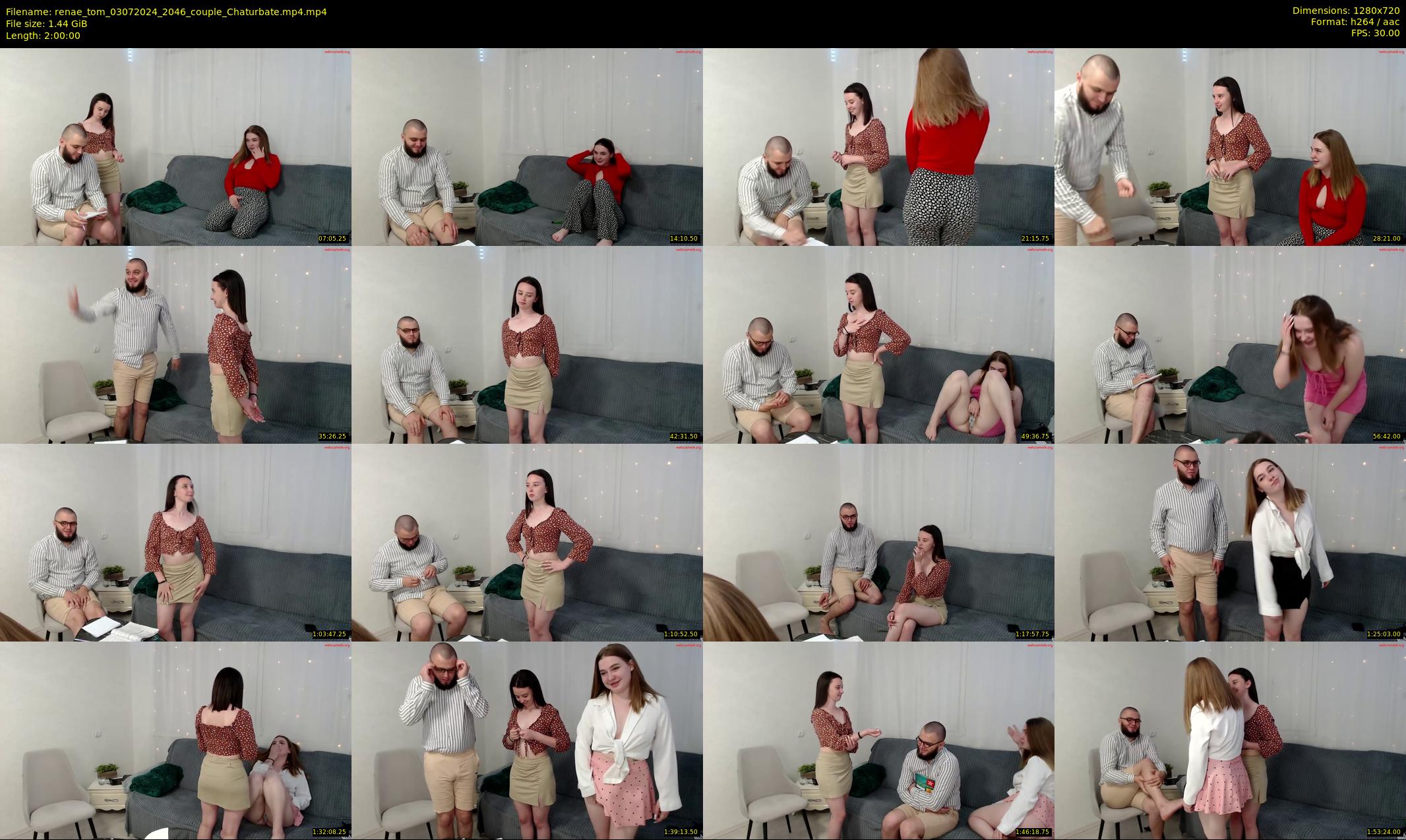 renae_tom — 120 minute Chaturbate couple cam show recording, 720p, Jul 3, 2024