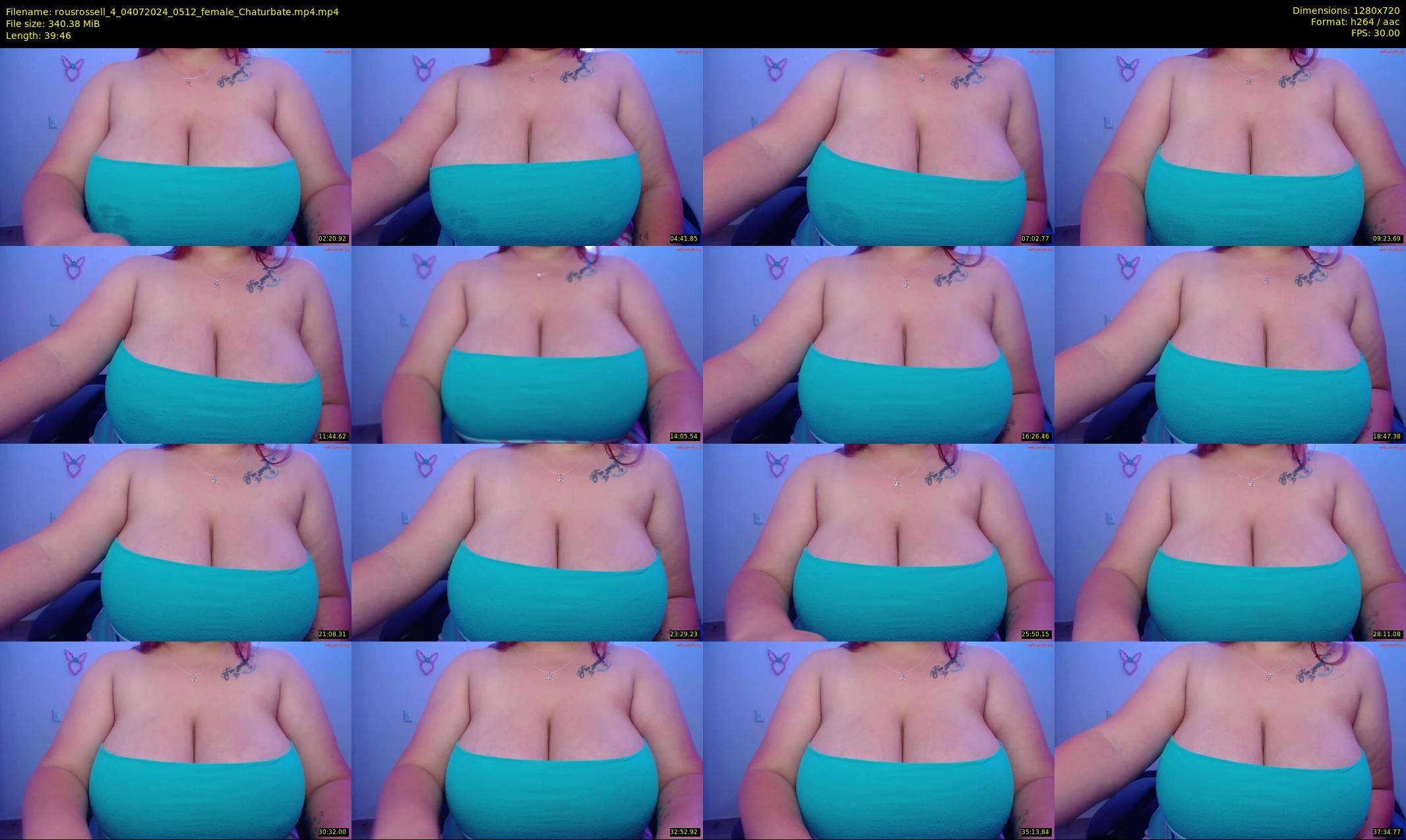 rousrossell_4 — 40 minute Chaturbate female cam show recording, 720p, Jul 4, 2024