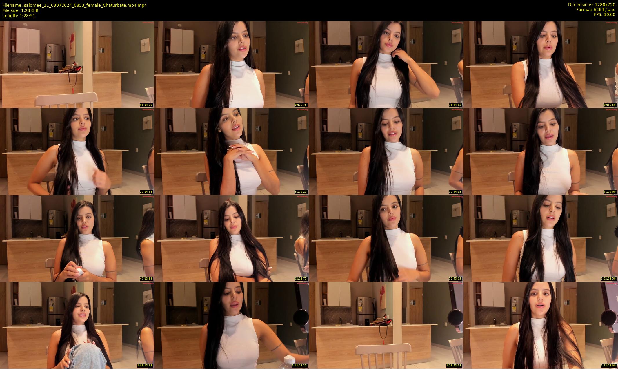 salomee_11 — 89 minute Chaturbate female cam show recording, 720p, Jul 3, 2024