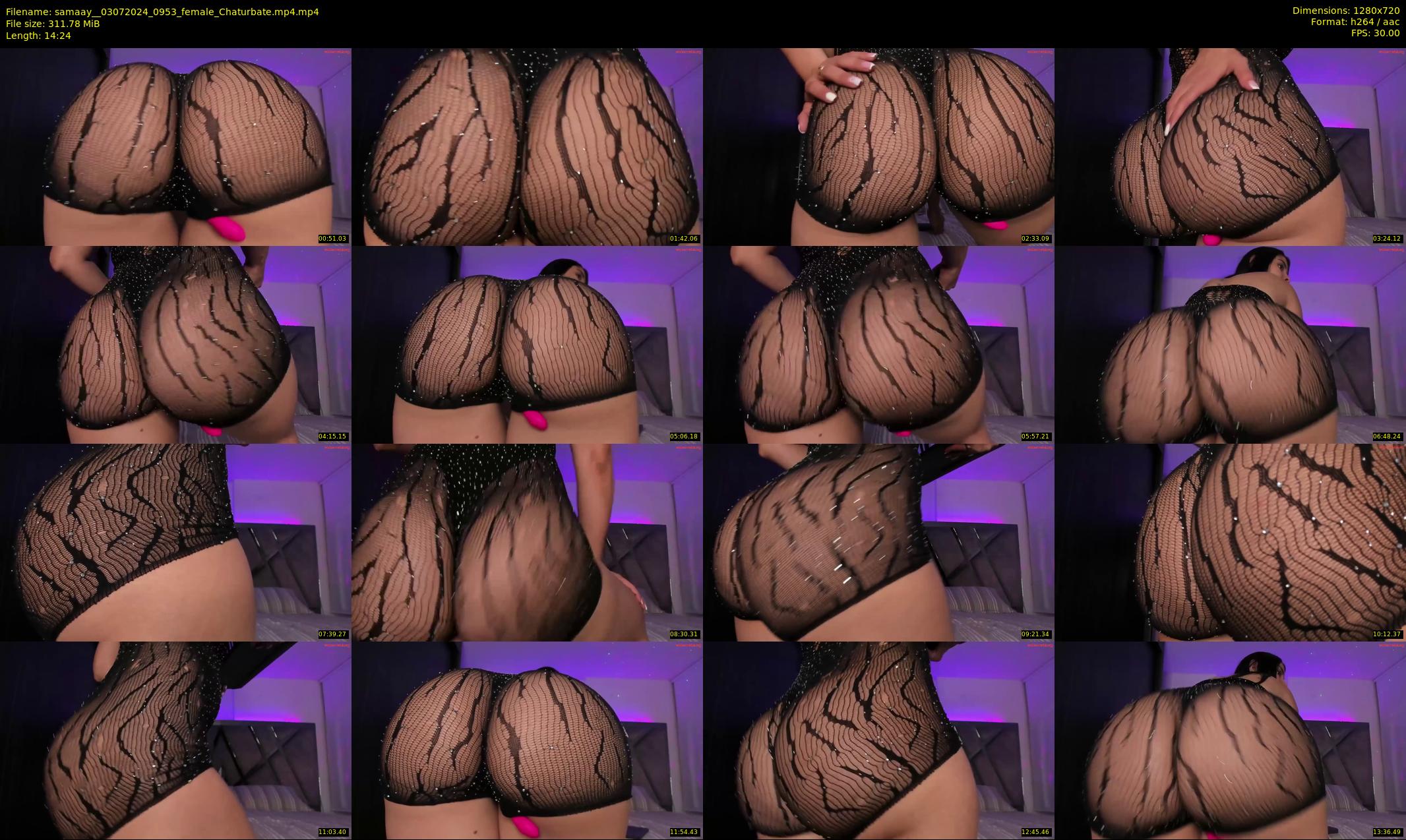 samaay_ — 15 minute Chaturbate female cam show recording, 720p, Jul 3, 2024