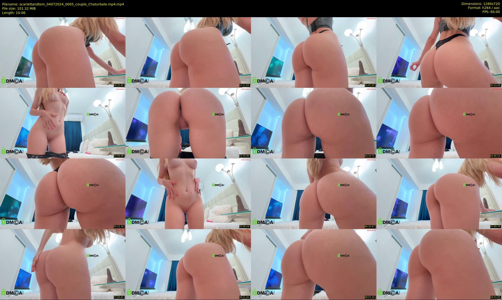 scarlettandtom — 11 minute Chaturbate couple cam show recording, 720p, Jul 4, 2024