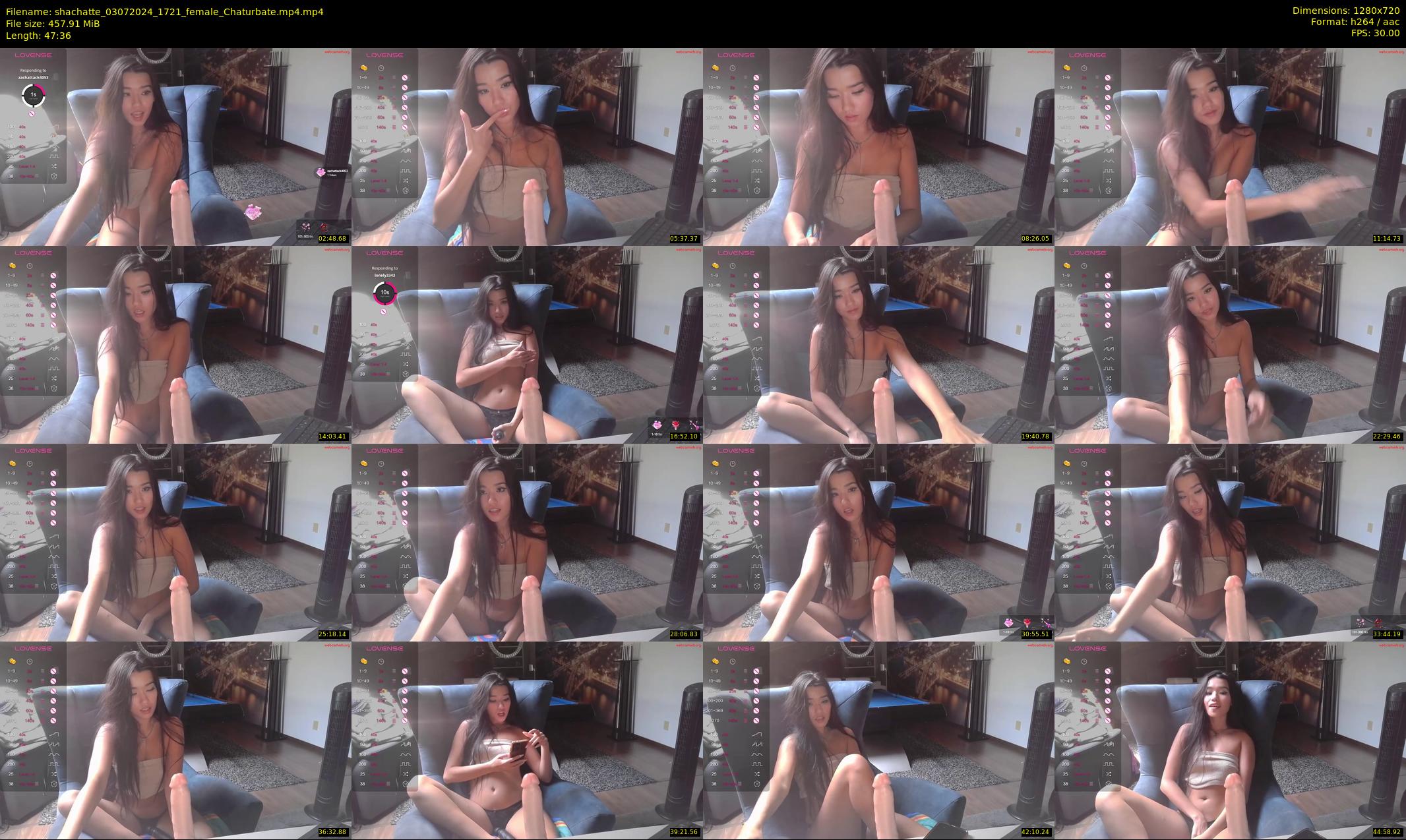 shachatte — 48 minute Chaturbate couple cam show recording, 720p, Jul 3, 2024