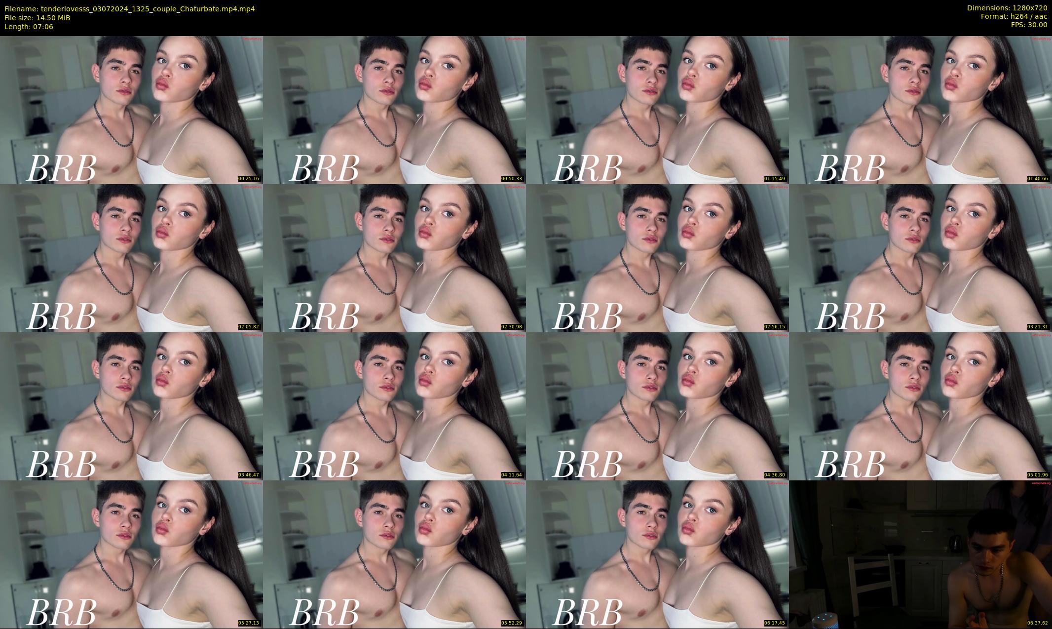 tenderlovesss — 8 minute Chaturbate couple cam show recording, 720p, Jul 3, 2024
