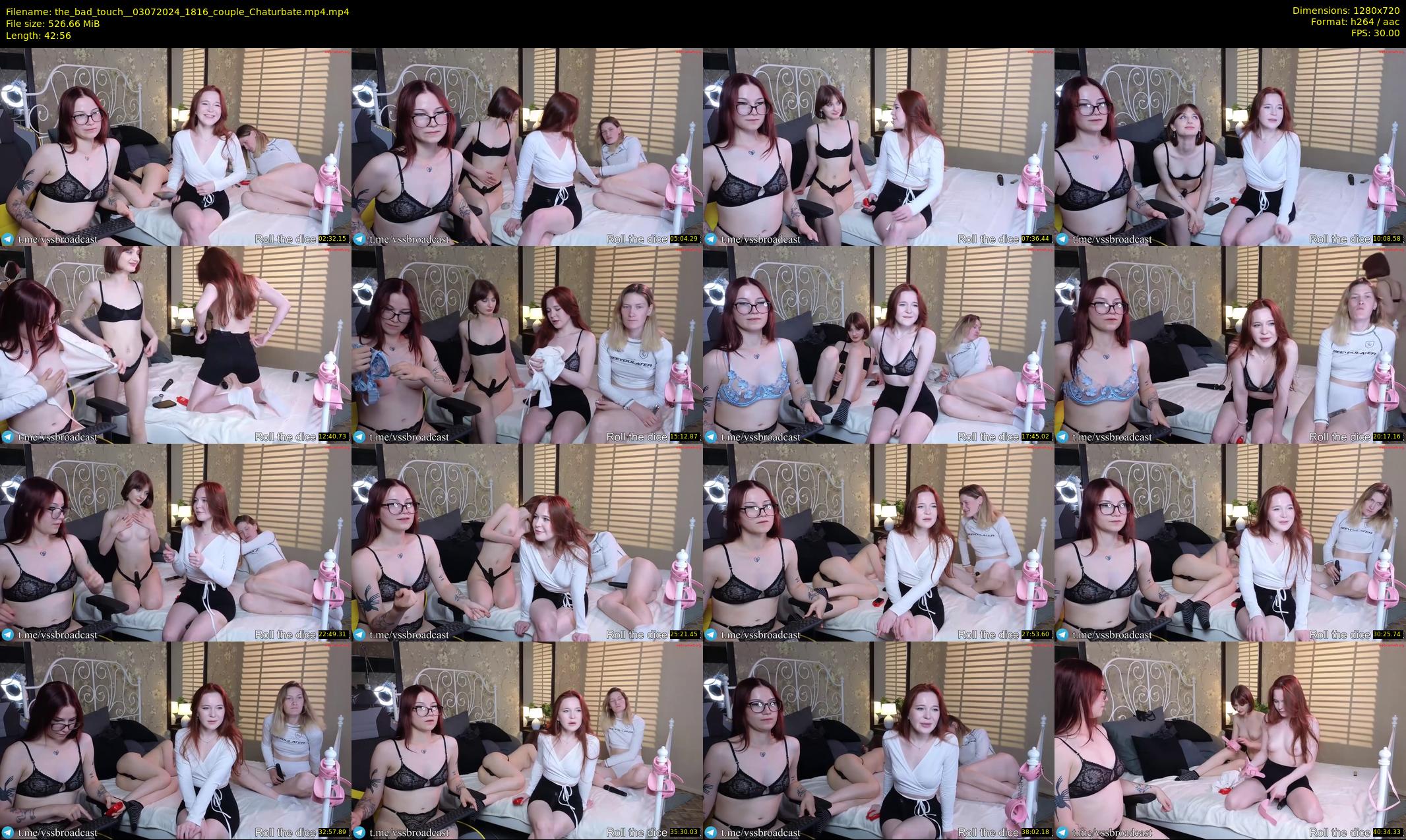 the_bad_touch_ — 43 minute Chaturbate couple cam show recording, 720p, Jul 3, 2024