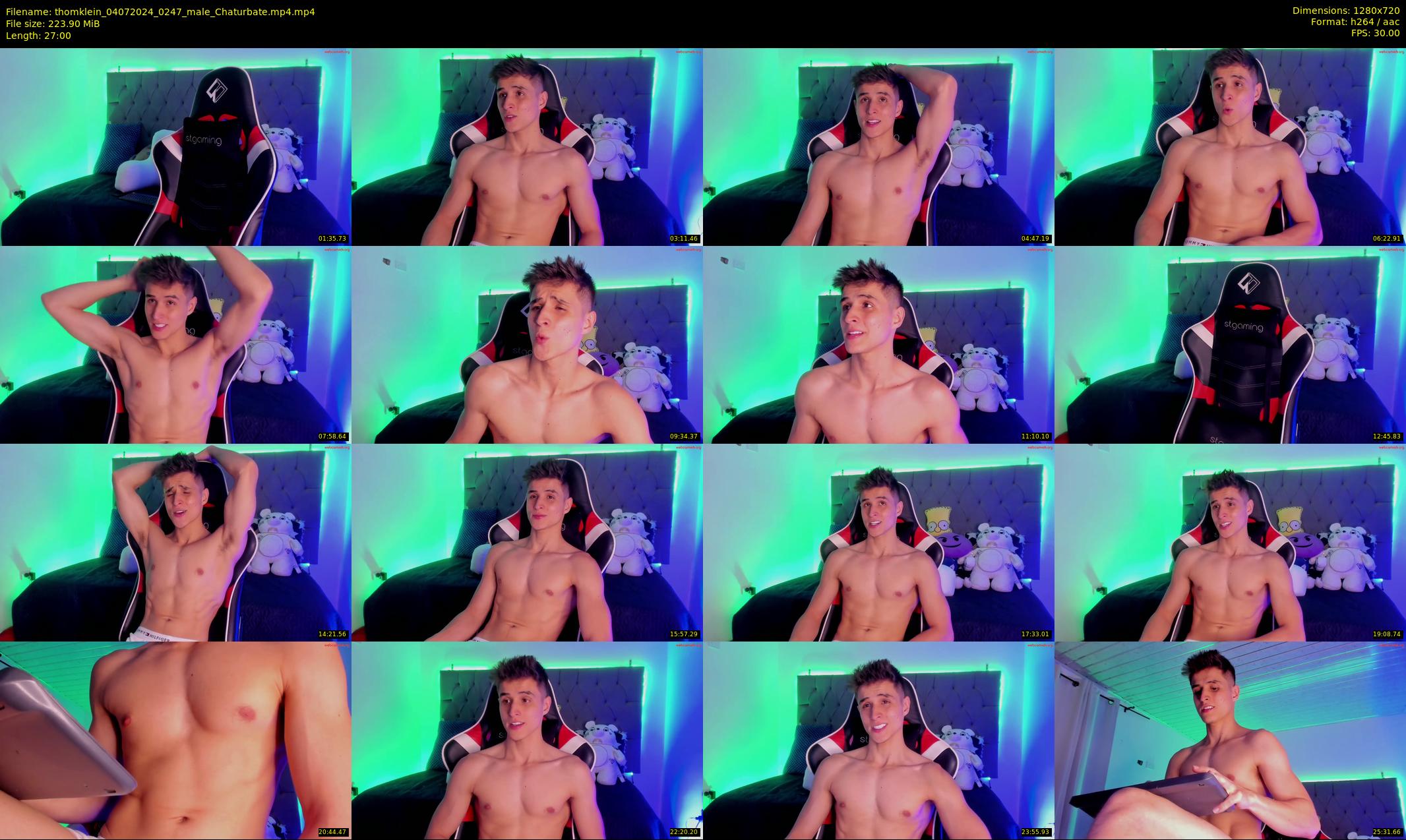 thomklein — 27 minute Chaturbate male cam show recording, 720p, Jul 4, 2024
