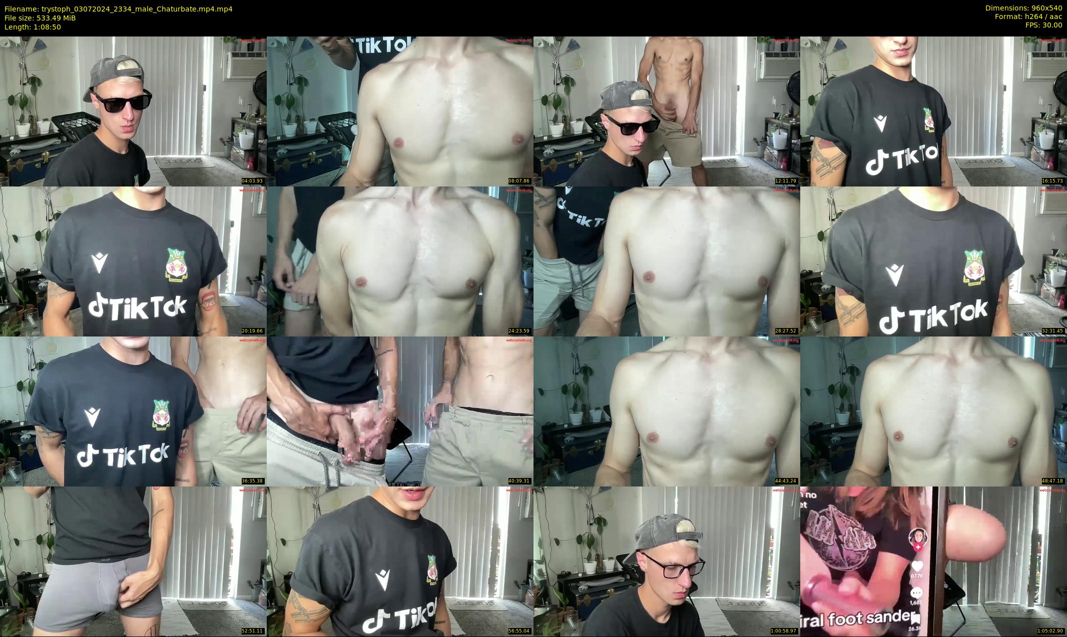 trystoph — 69 minute Chaturbate male cam show recording, 480p, Jul 3, 2024