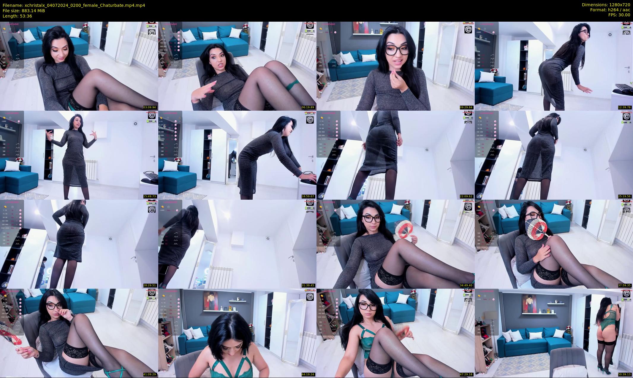 xchristalx — 54 minute Chaturbate female cam show recording, 720p, Jul 4, 2024