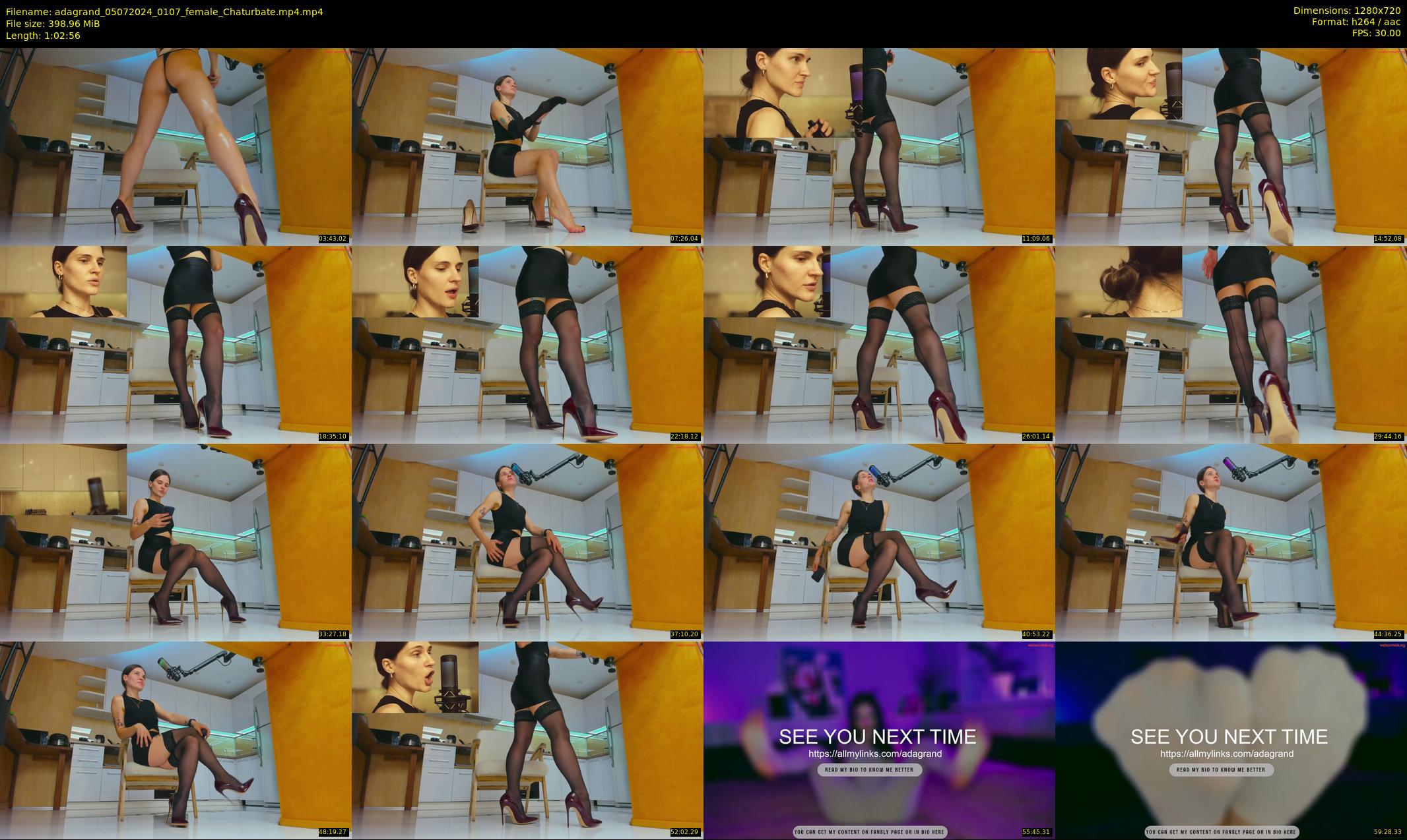 adagrand — 63 minute Chaturbate female cam show recording, 720p, Jul 5, 2024
