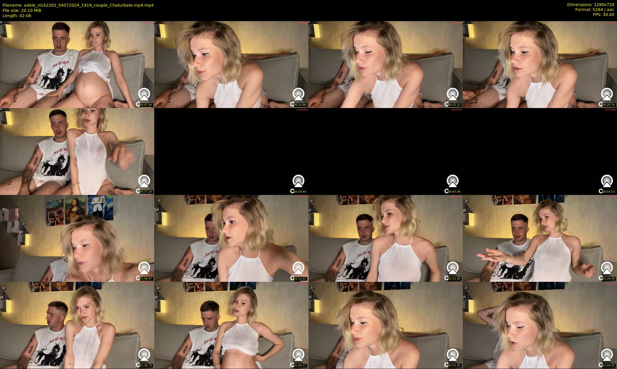 adele_nick2202 — 3 minute Chaturbate couple cam show recording, 720p, Jul 4, 2024