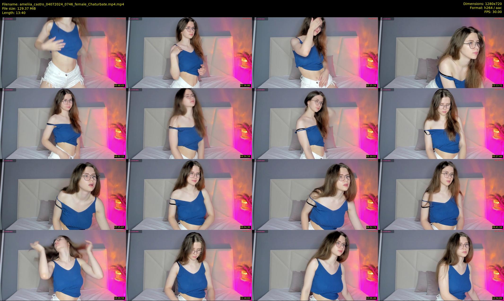 ameliia_castro — 14 minute Chaturbate female cam show recording, 720p, Jul 4, 2024