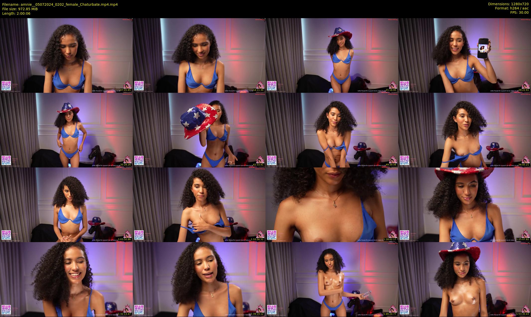 amnie_ — 121 minute Chaturbate female cam show recording, 720p, Jul 5, 2024