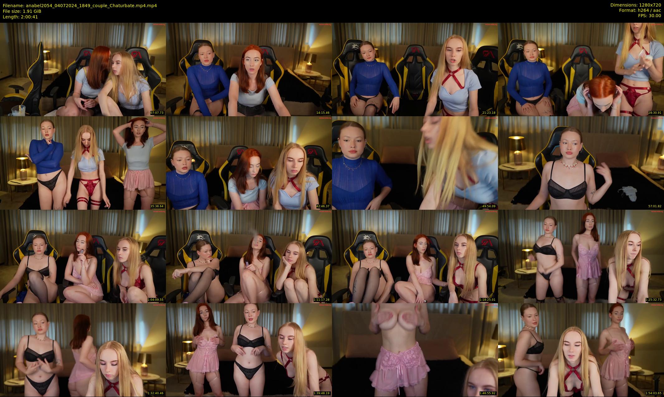 anabel2054 — 121 minute Chaturbate female cam show recording, 720p, Jul 4, 2024