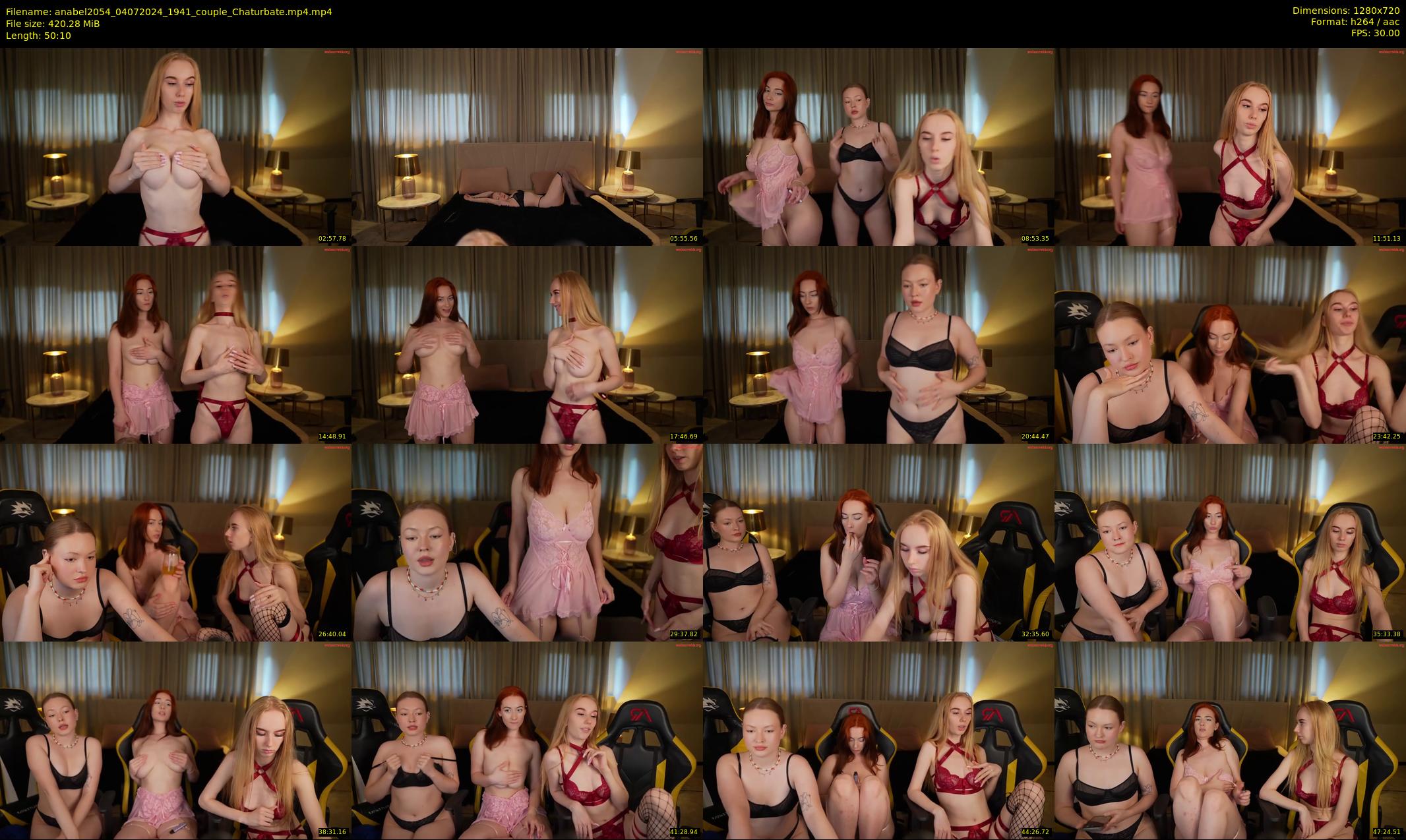 anabel2054 — 51 minute Chaturbate female cam show recording, 720p, Jul 4, 2024