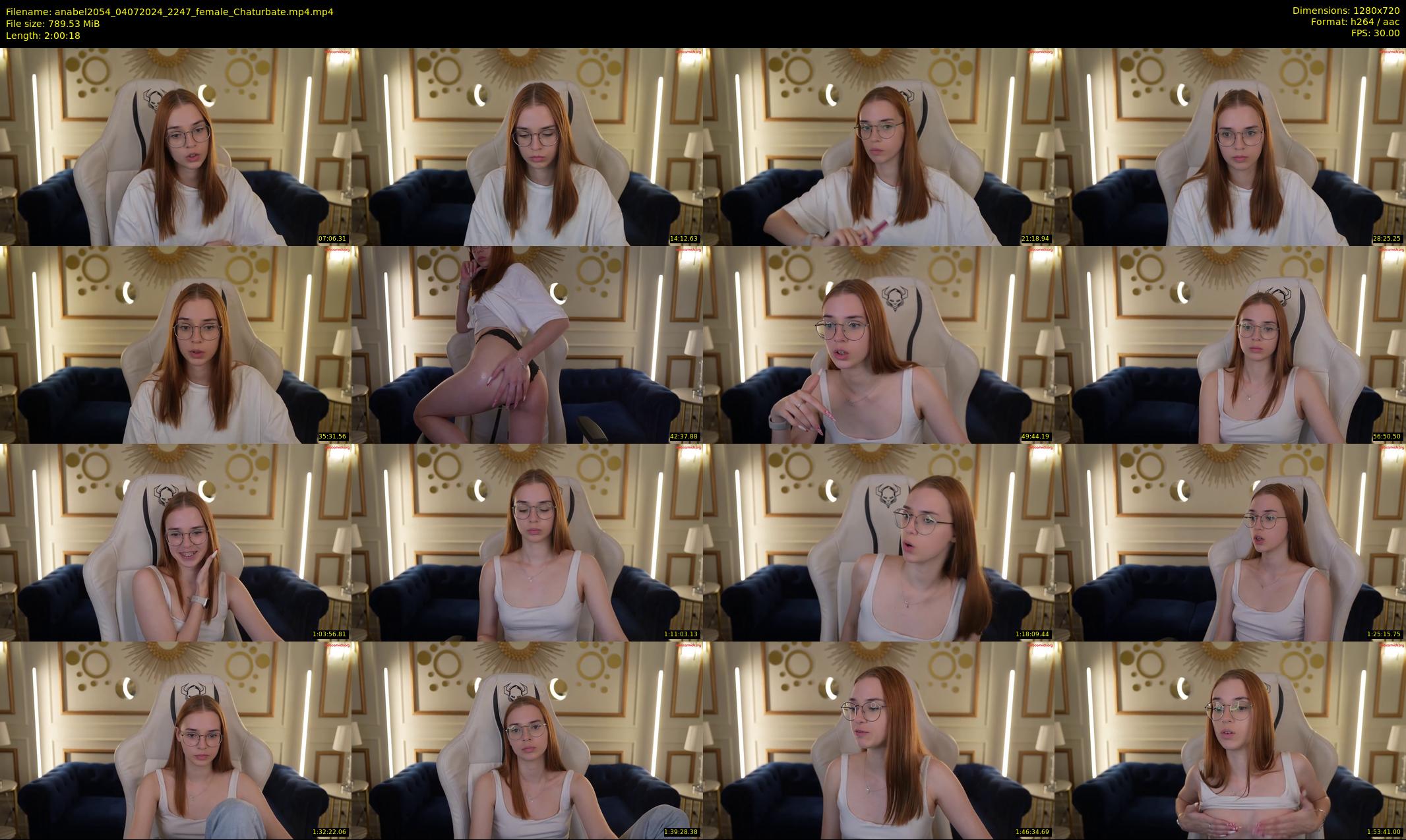 anabel2054 — 121 minute Chaturbate female cam show recording, 720p, Jul 4, 2024