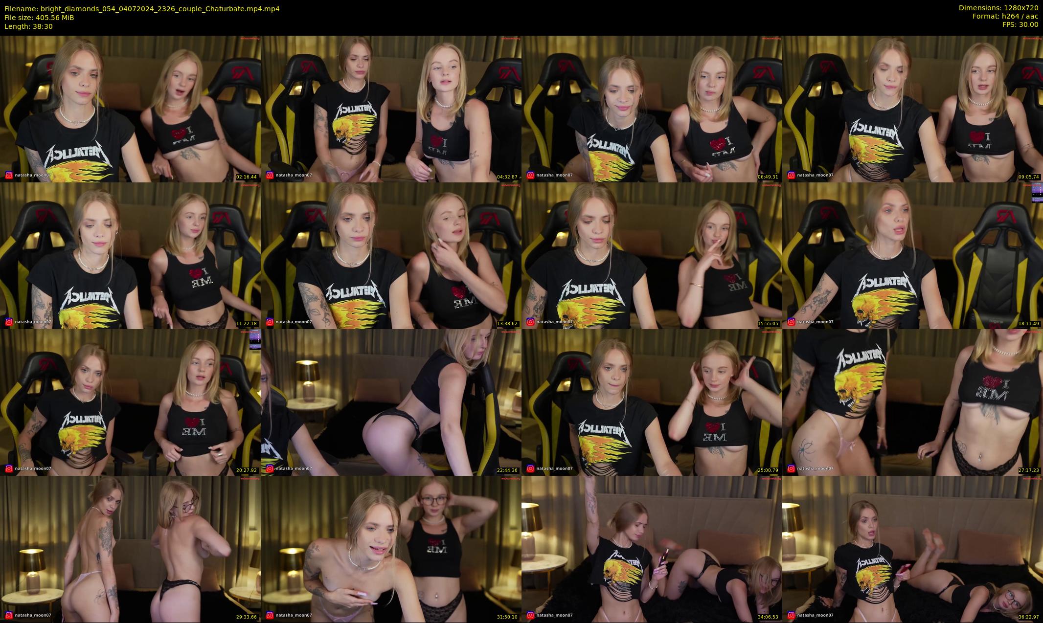 bright_diamonds_054 — 39 minute Chaturbate couple cam show recording, 720p, Jul 4, 2024