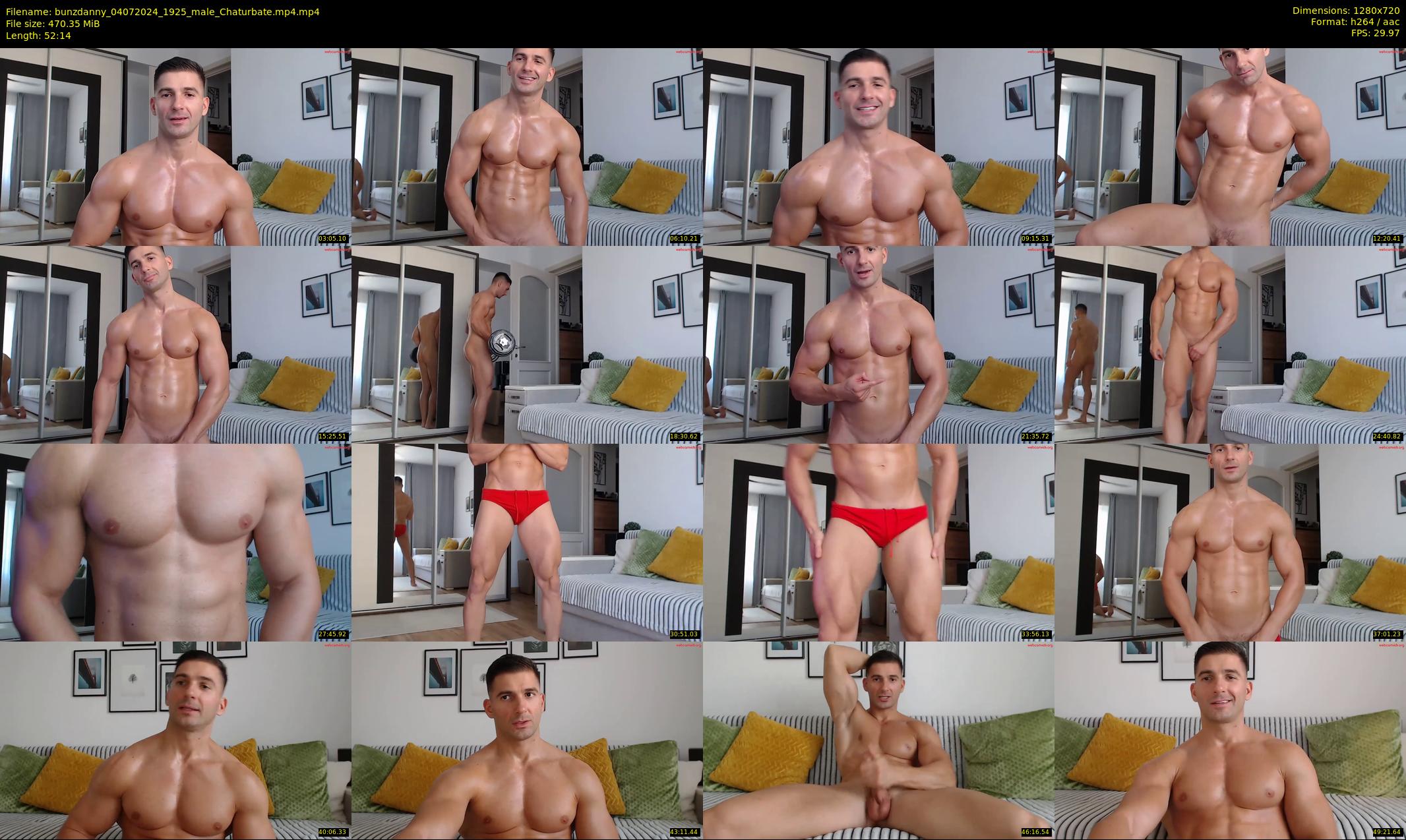 bunzdanny — 53 minute Chaturbate male cam show recording, 720p, Jul 4, 2024