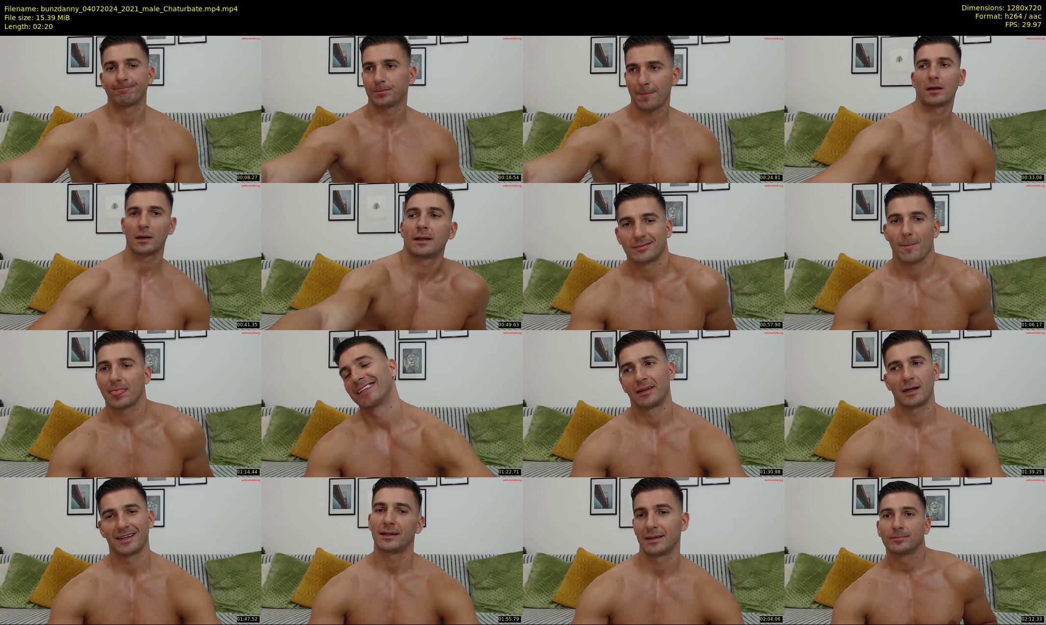 bunzdanny — 3 minute Chaturbate male cam show recording, 720p, Jul 4, 2024