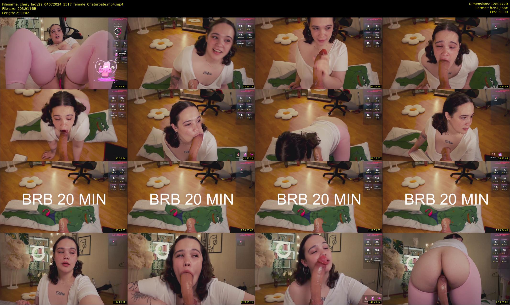 chery_lady22 — 121 minute Chaturbate female cam show recording, 720p, Jul 4, 2024