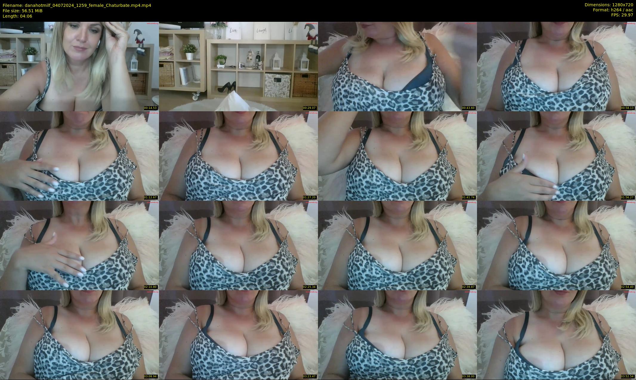 danahotmilf — 5 minute Chaturbate female cam show recording, 720p, Jul 4, 2024
