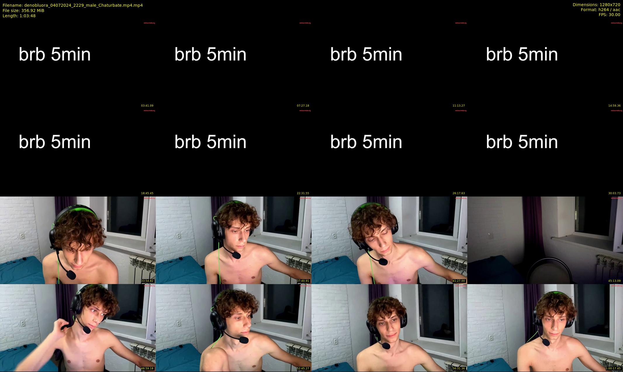 denobluora — 64 minute Chaturbate male cam show recording, 720p, Jul 4, 2024