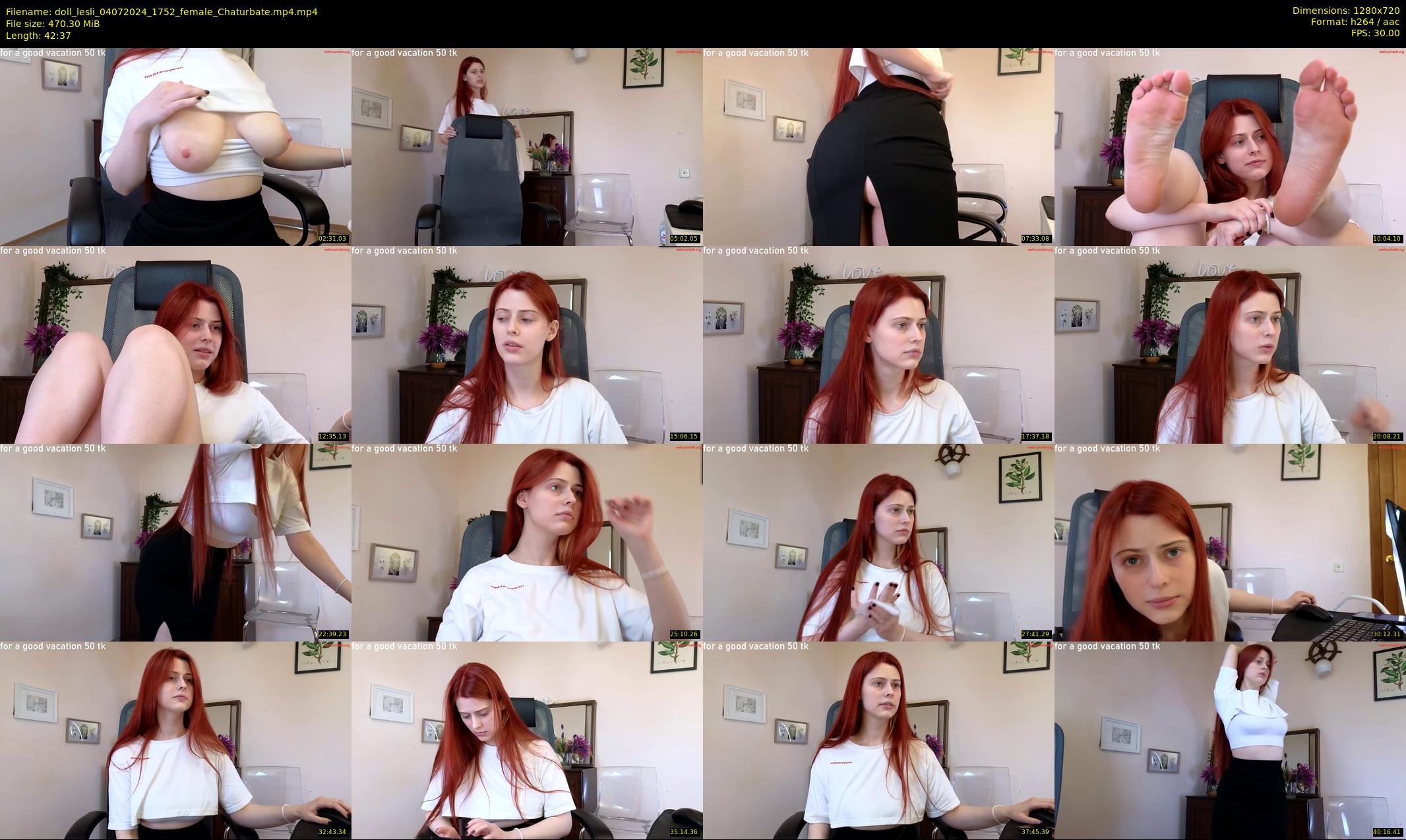 doll_lesli — 43 minute Chaturbate female cam show recording, 720p, Jul 4, 2024