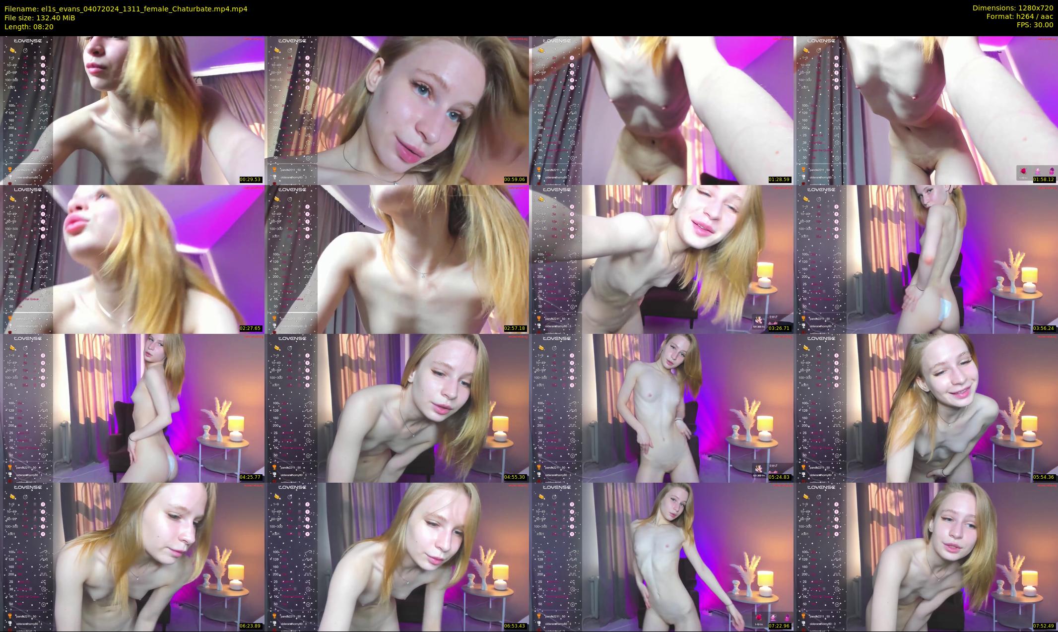 el1s_evans — 9 minute Chaturbate female cam show recording, 720p, Jul 4, 2024
