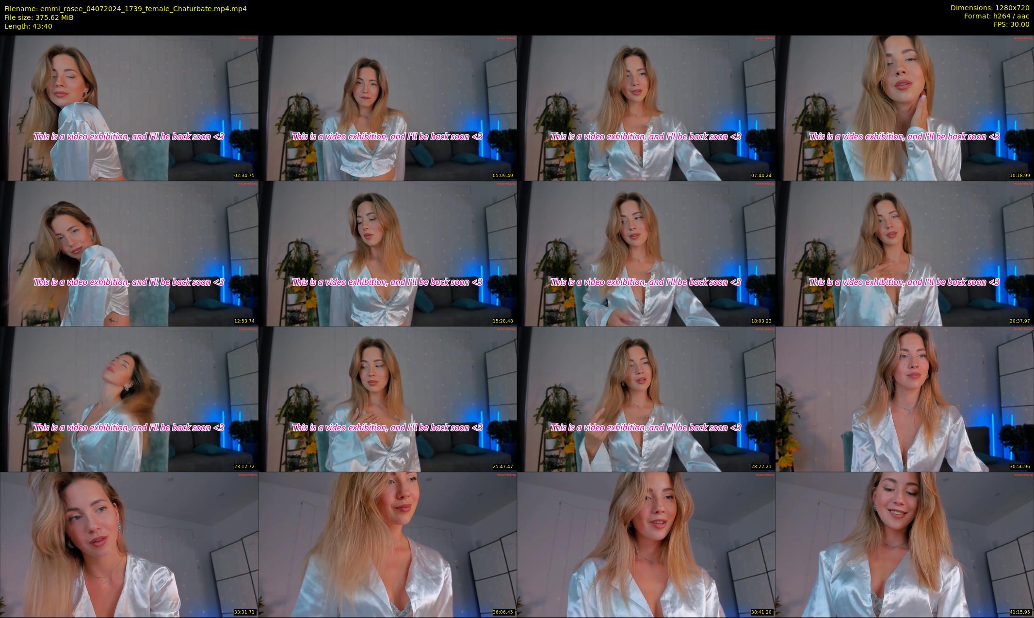 emmi_rosee — 44 minute Chaturbate female cam show recording, 720p, Jul 4, 2024