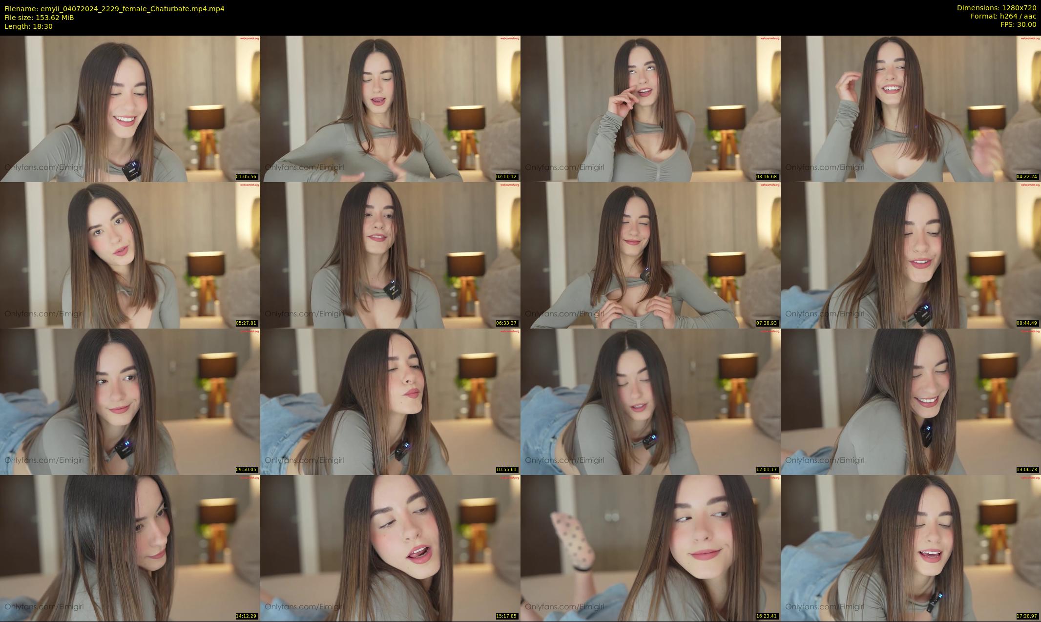 emyii — 19 minute Chaturbate female cam show recording, 720p, Jul 4, 2024