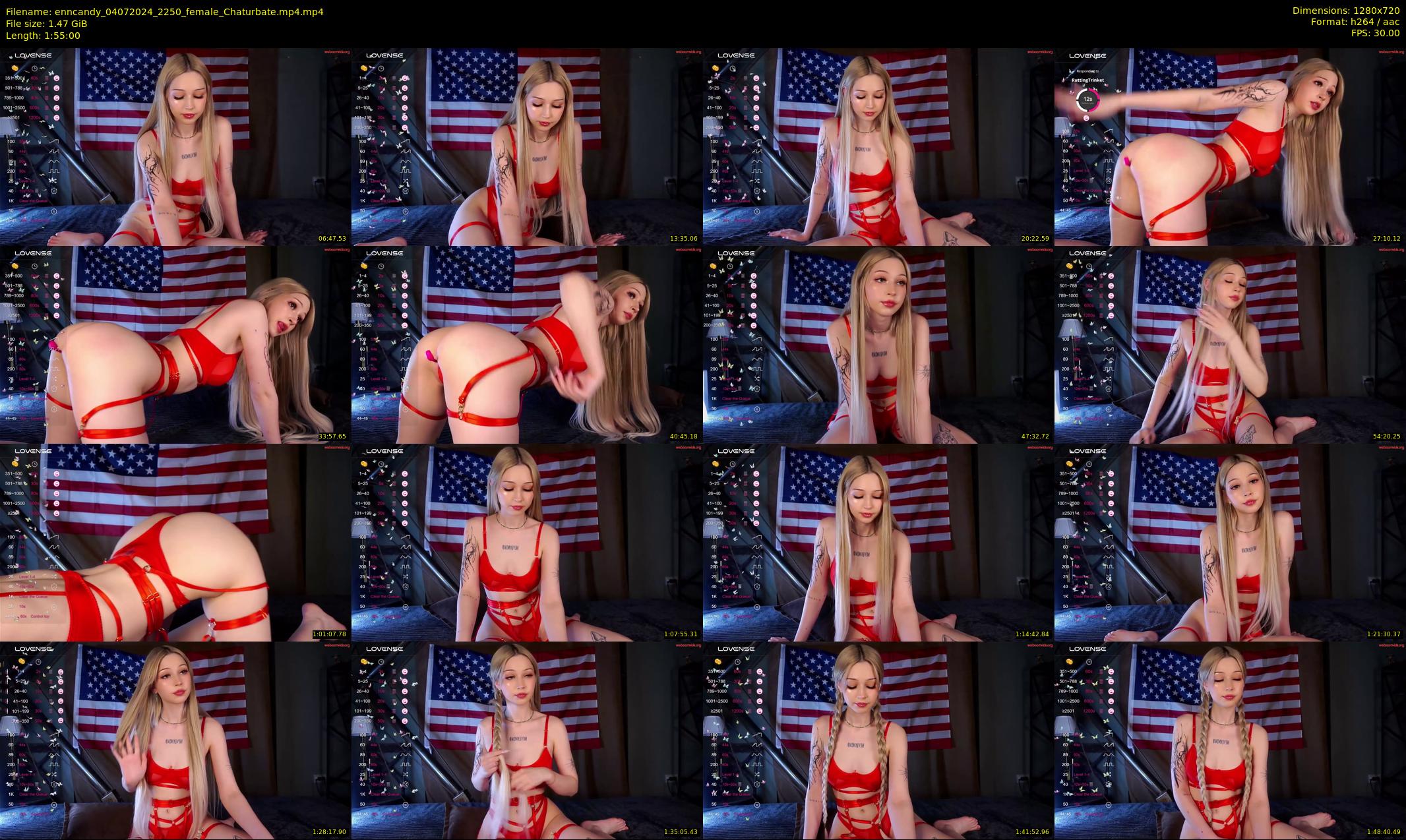 enncandy — 115 minute Chaturbate female cam show recording, 720p, Jul 4, 2024