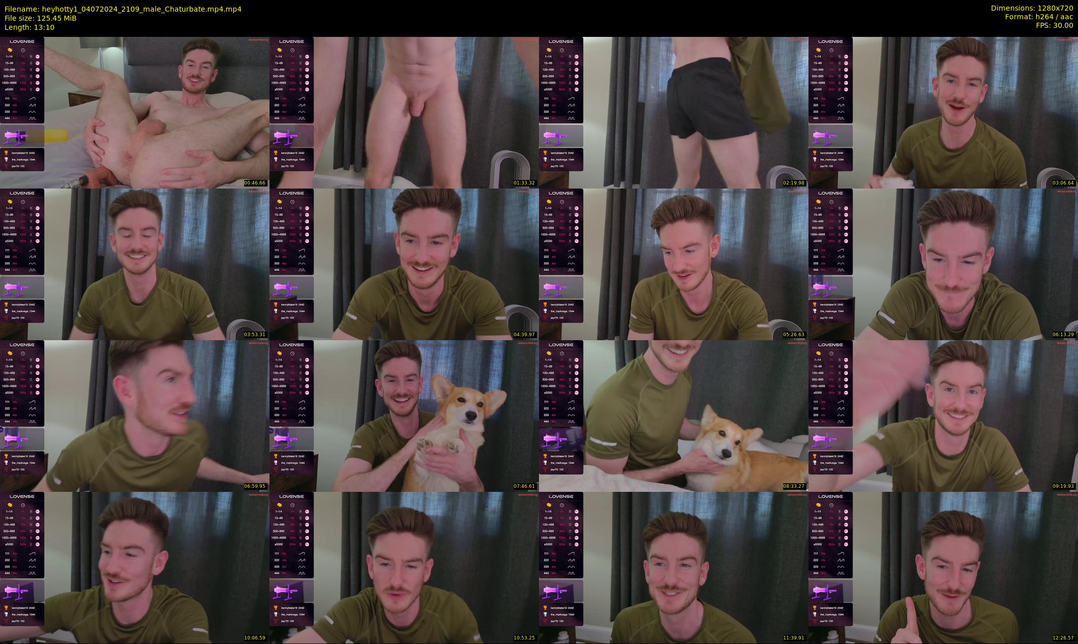 heyhotty1 — 14 minute Chaturbate male cam show recording, 720p, Jul 4, 2024