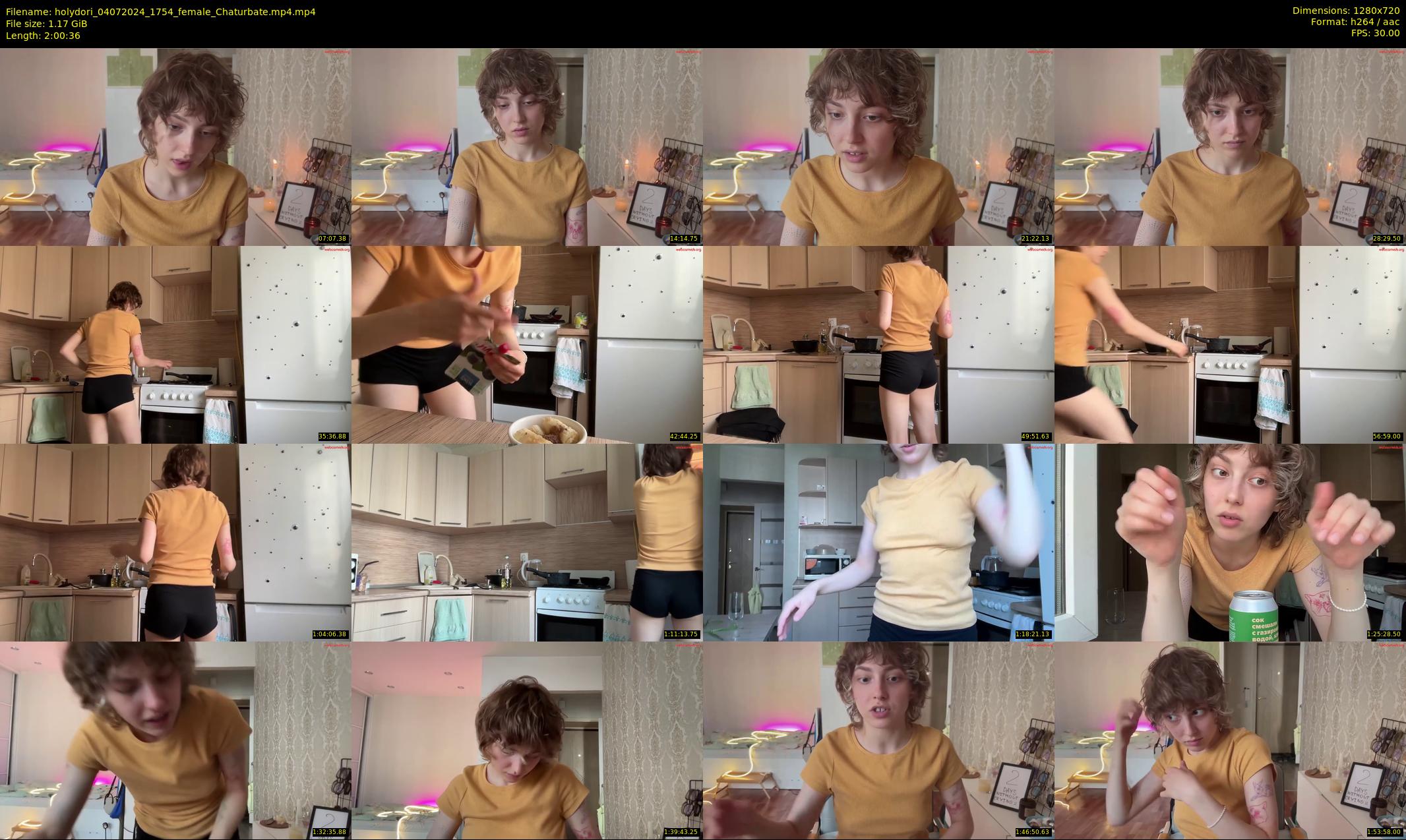 holydori — 121 minute Chaturbate female cam show recording, 720p, Jul 4, 2024