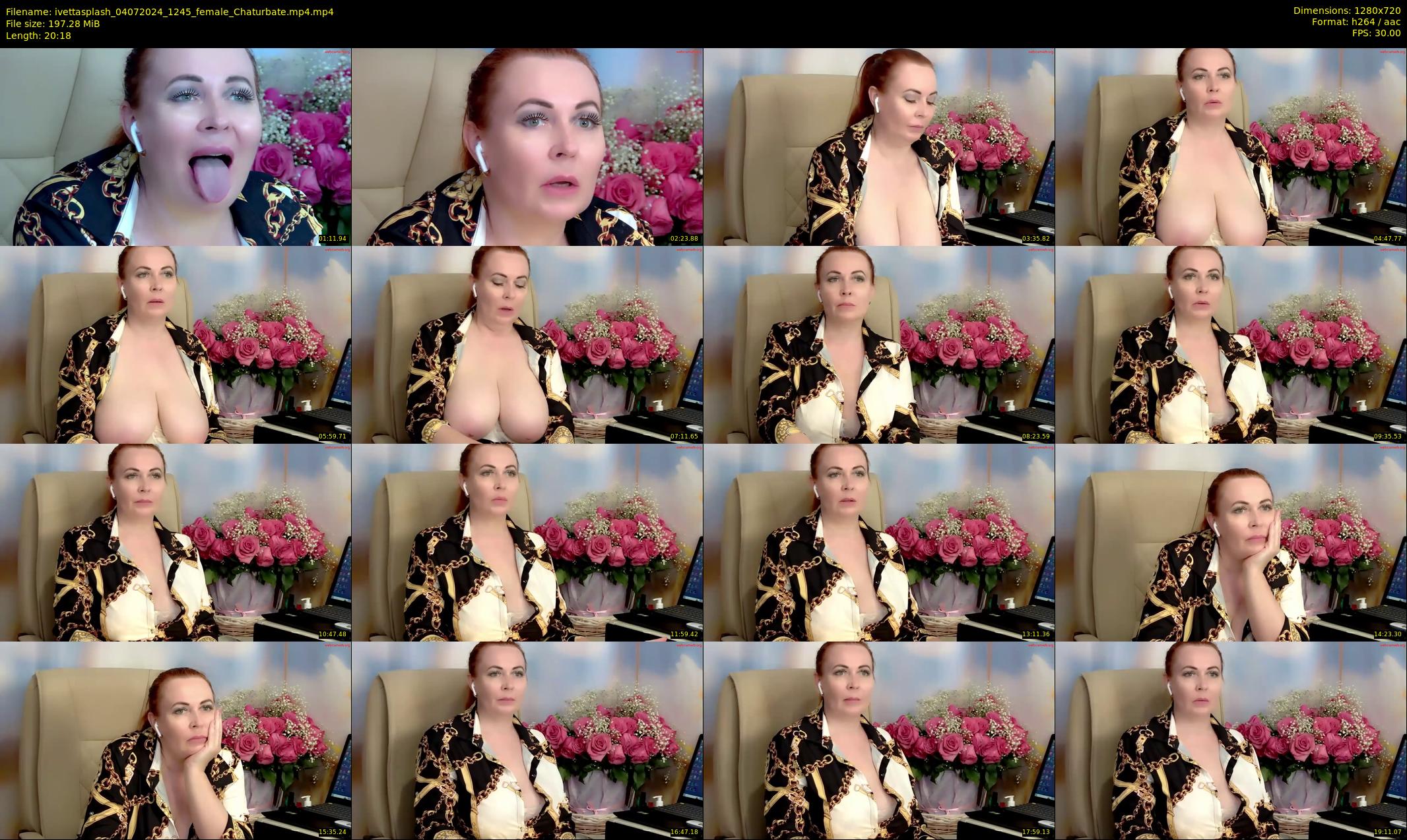 ivettasplash — 21 minute Chaturbate female cam show recording, 720p, Jul 4, 2024