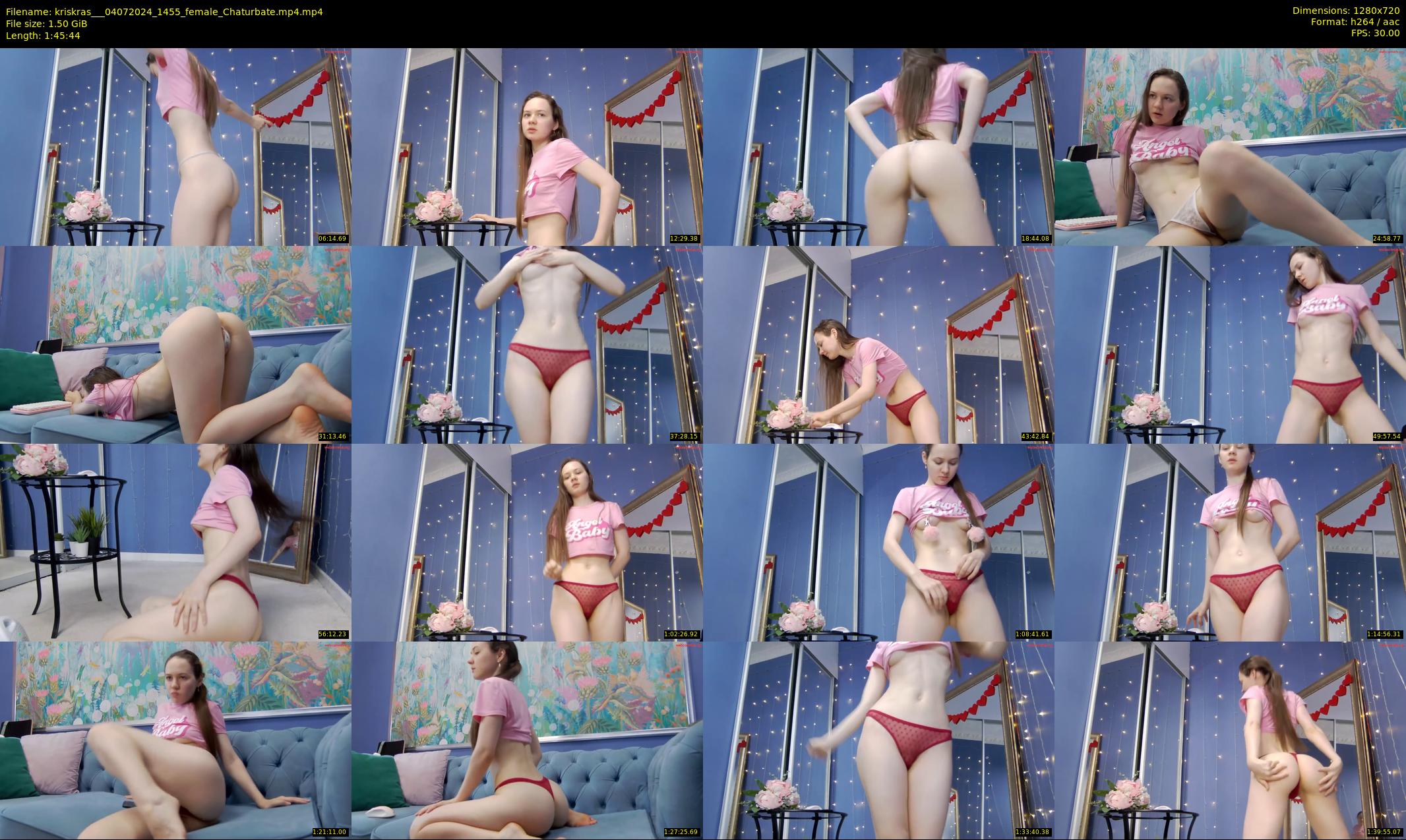 kriskras__ — 106 minute Chaturbate female cam show recording, 720p, Jul 4, 2024