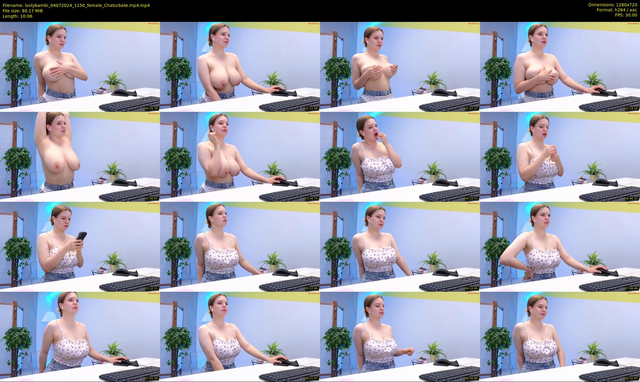 lovlybambi — 11 minute Chaturbate female cam show recording, 720p, Jul 4, 2024