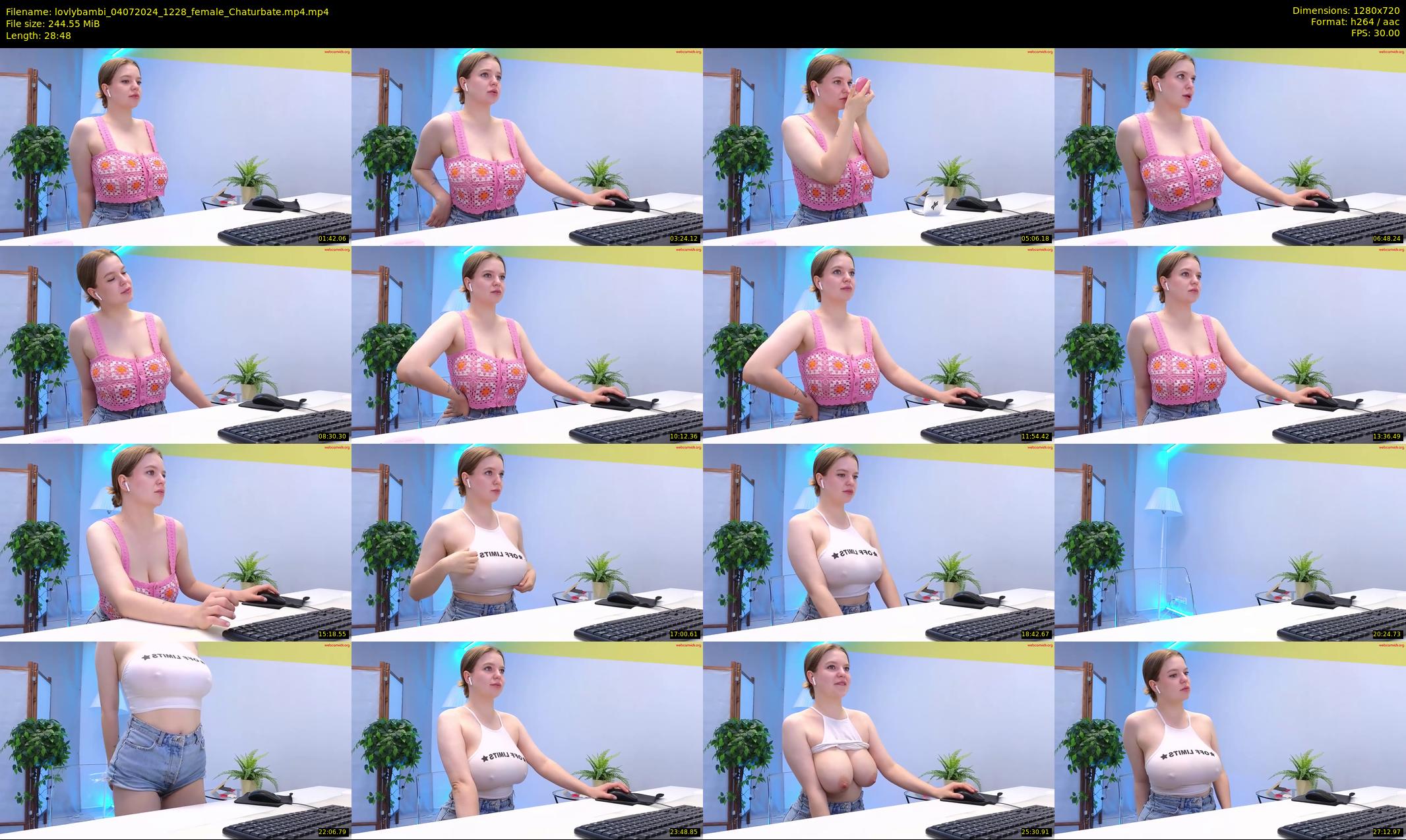 lovlybambi — 29 minute Chaturbate female cam show recording, 720p, Jul 4, 2024