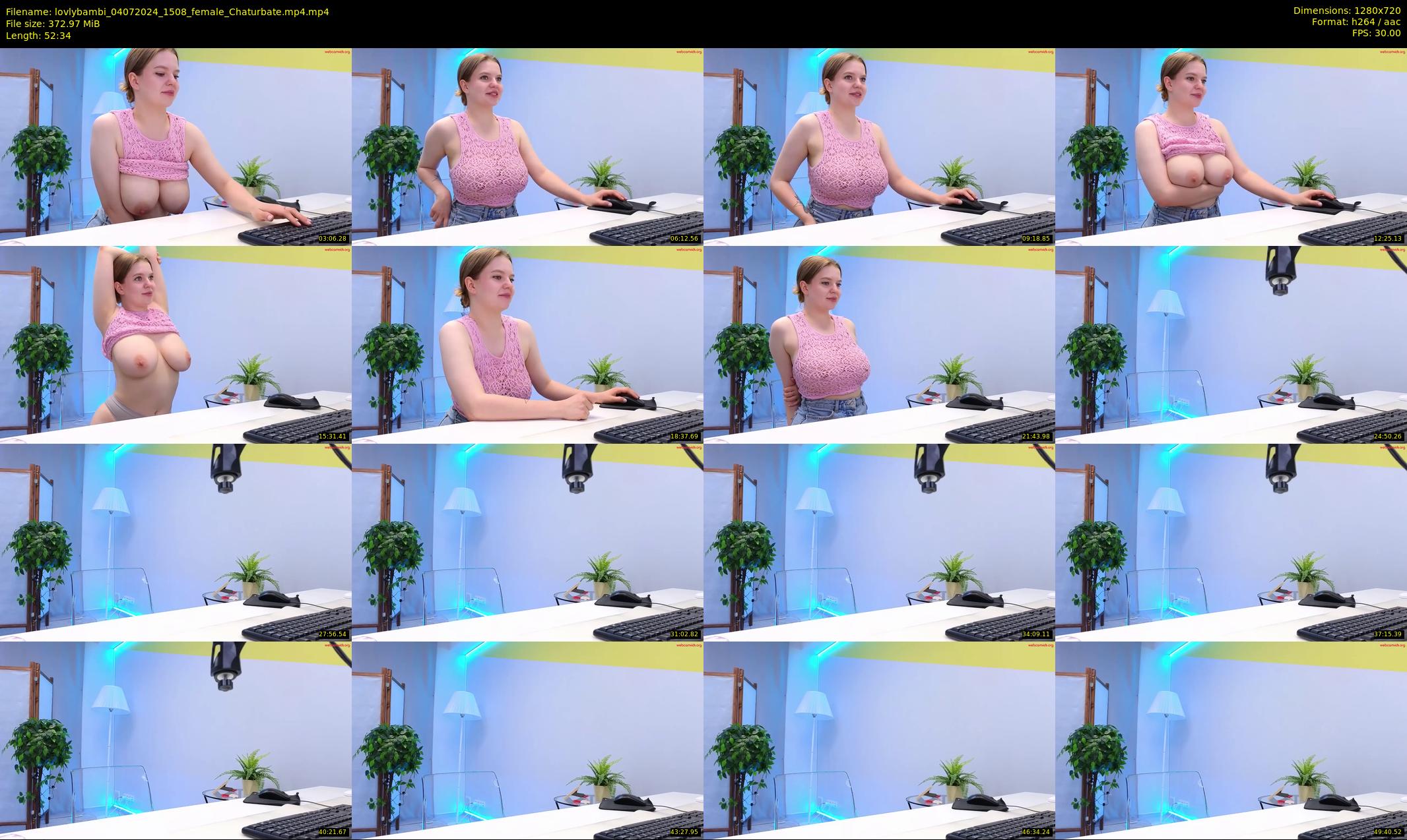 lovlybambi — 53 minute Chaturbate female cam show recording, 720p, Jul 4, 2024
