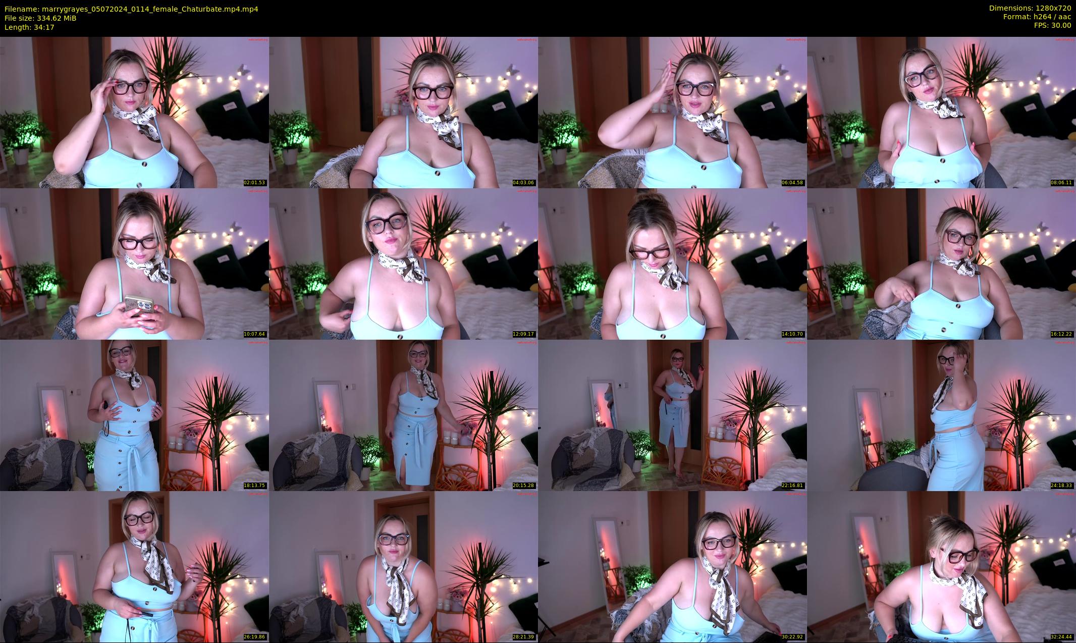 marrygrayes — 35 minute Chaturbate female cam show recording, 720p, Jul 5, 2024