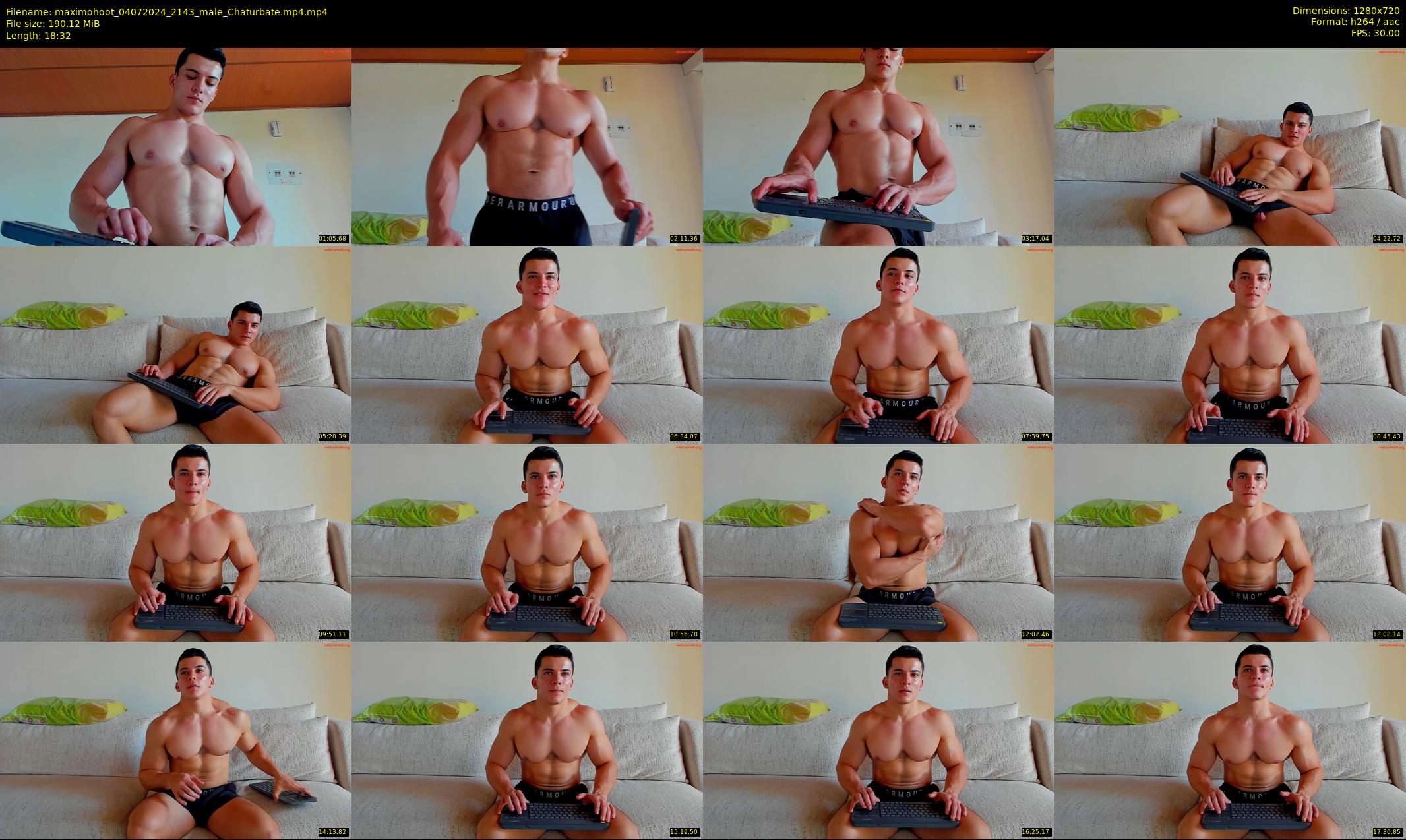 maximohoot — 19 minute Chaturbate male cam show recording, 720p, Jul 4, 2024