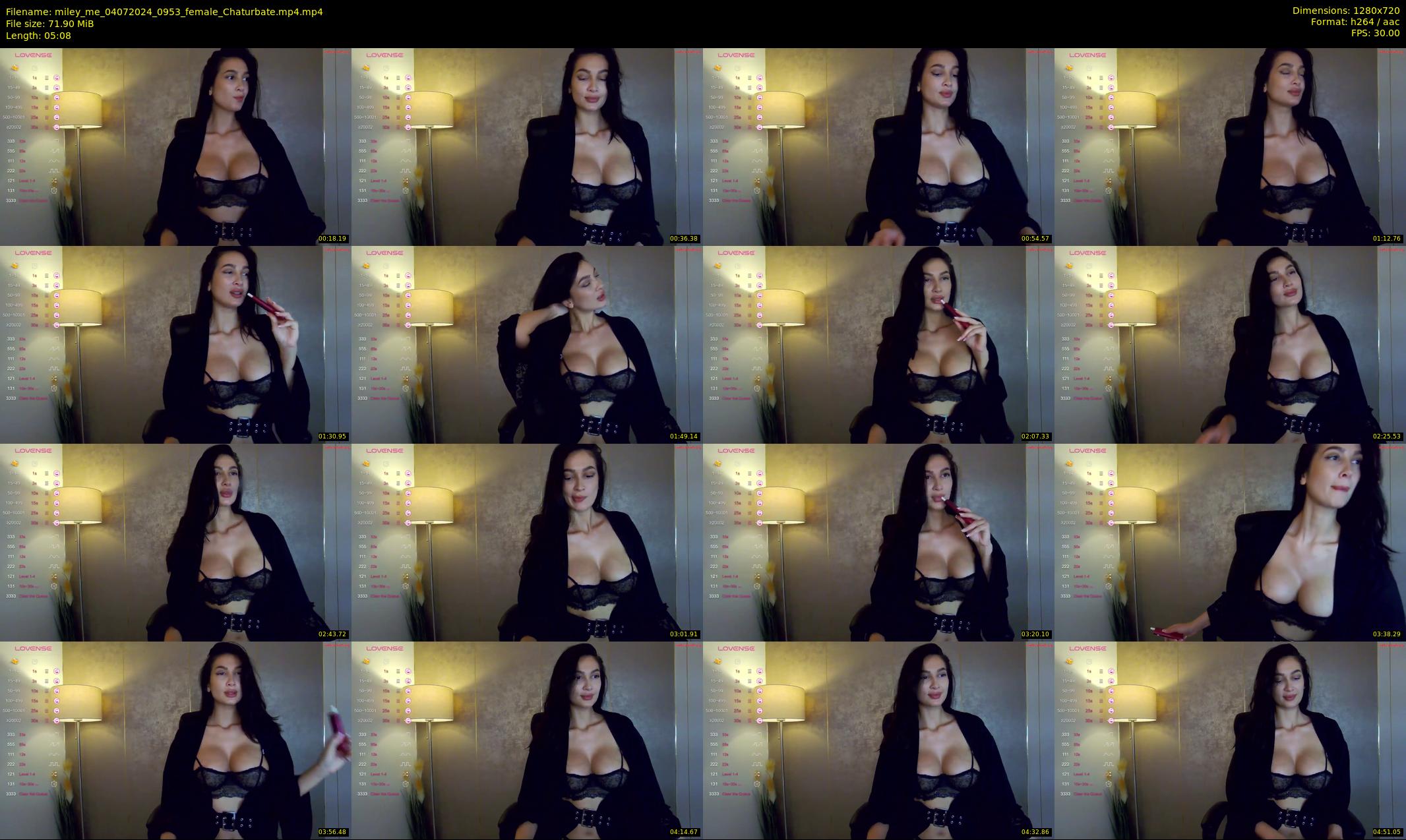 miley_me — 6 minute Chaturbate female cam show recording, 720p, Jul 4, 2024