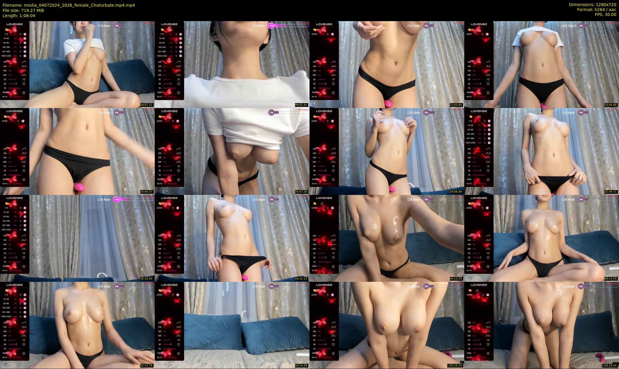 miolia — 69 minute Chaturbate female cam show recording, 720p, Jul 4, 2024