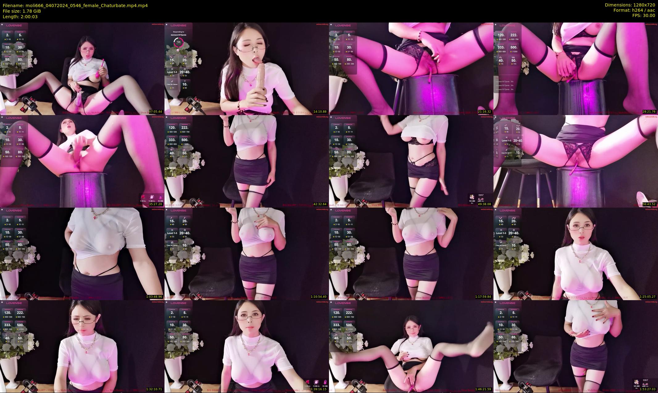 moli666 — 121 minute Chaturbate female cam show recording, 720p, Jul 4, 2024