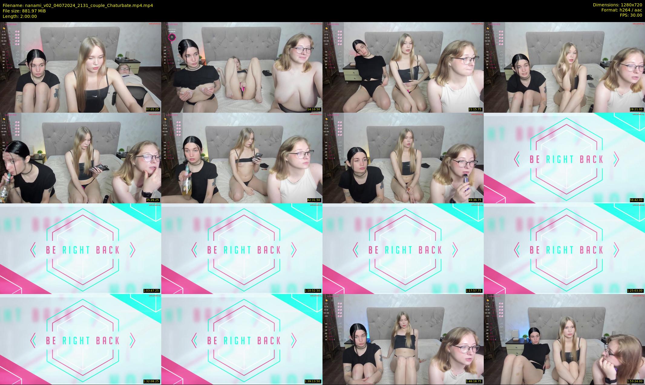 nanami_v02 — 120 minute Chaturbate couple cam show recording, 720p, Jul 4, 2024