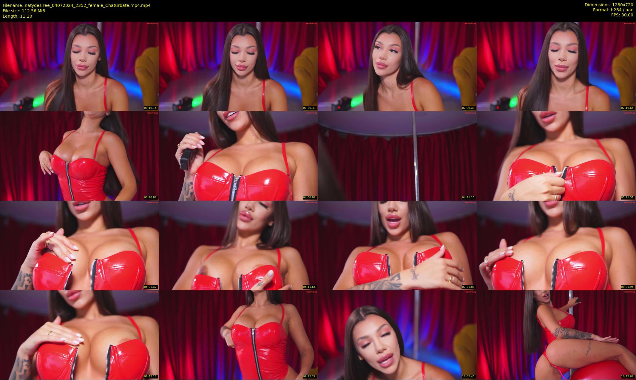 natydesiree — 12 minute Chaturbate female cam show recording, 720p, Jul 4, 2024