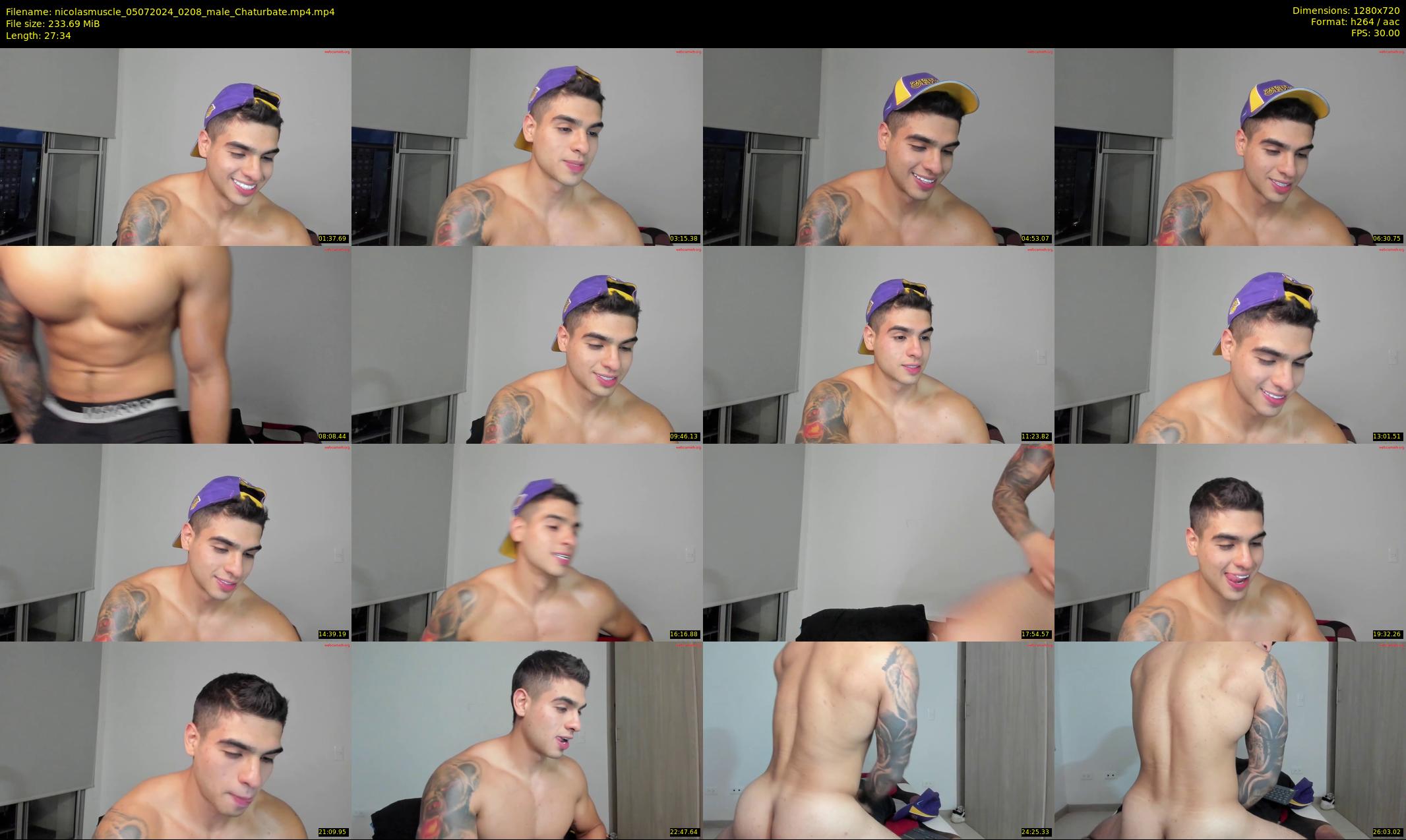 nicolasmuscle — 28 minute Chaturbate male cam show recording, 720p, Jul 5, 2024