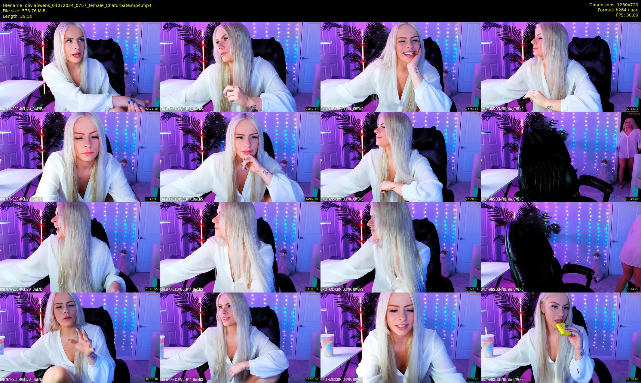 oliviaowens — 40 minute Chaturbate female cam show recording, 720p, Jul 4, 2024