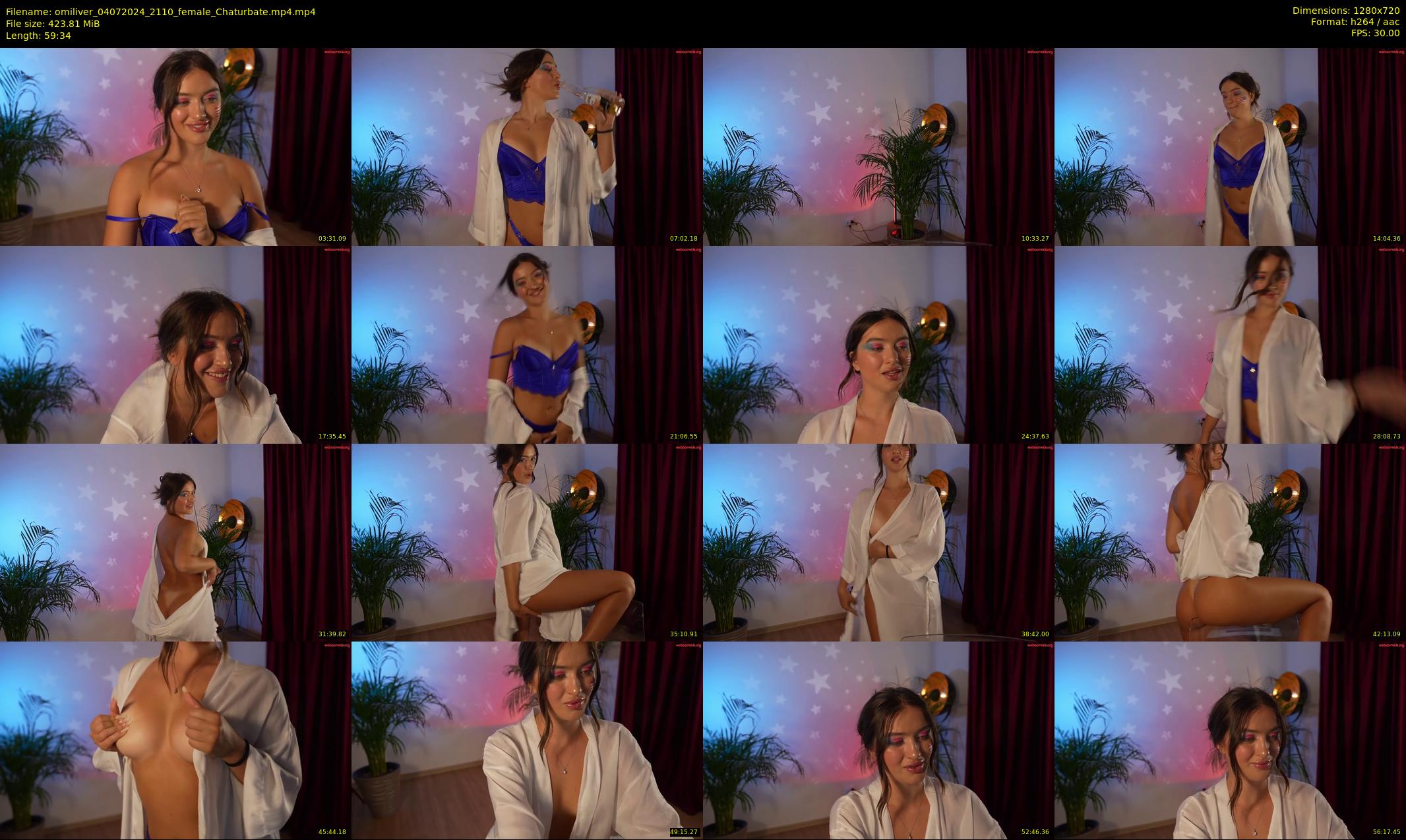 omiliver — 60 minute Chaturbate female cam show recording, 720p, Jul 4, 2024