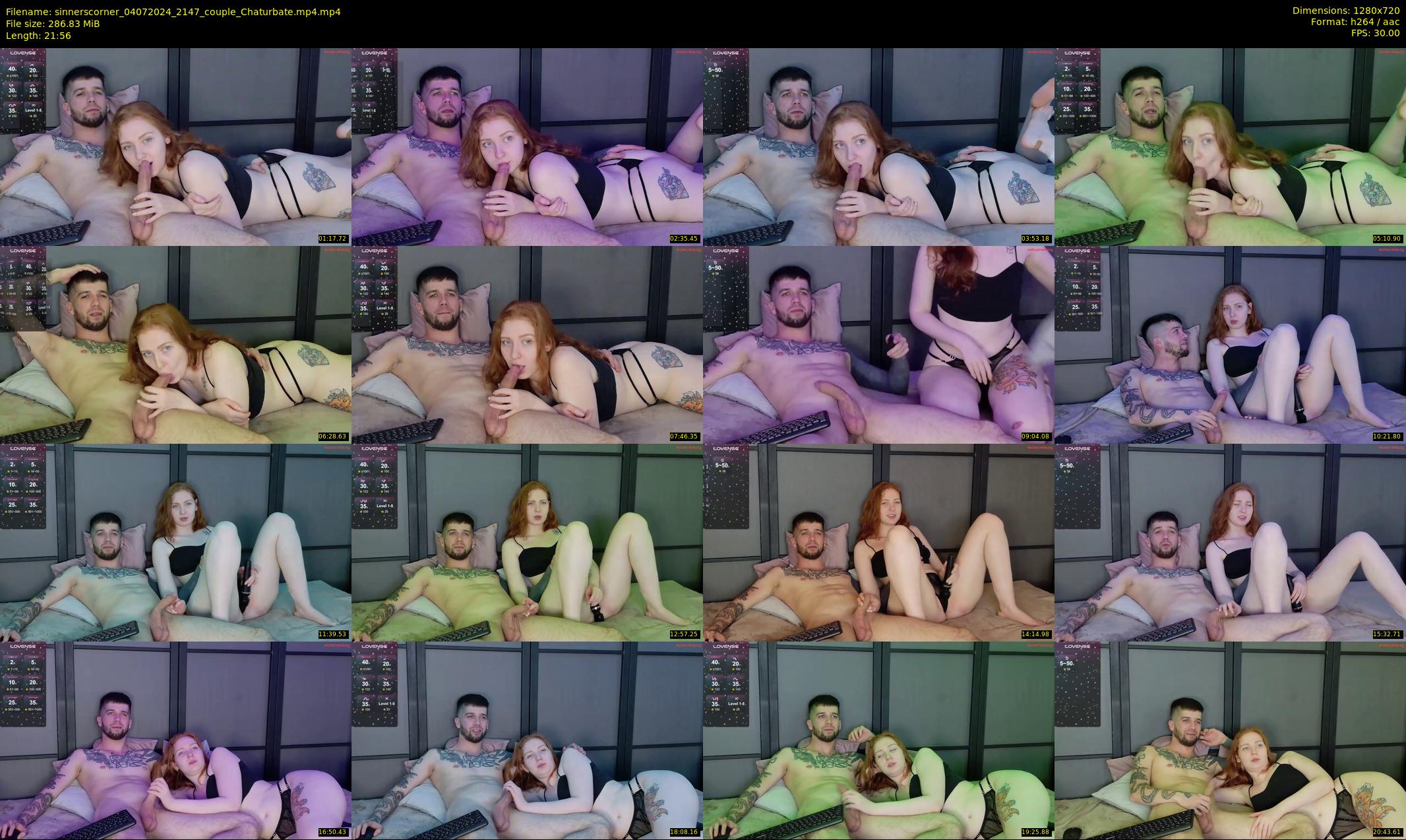 sinnerscorner — 22 minute Chaturbate couple cam show recording, 720p, Jul 4, 2024
