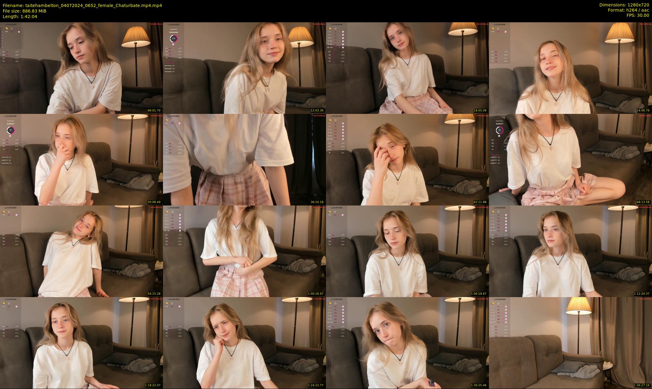 taitehambelton — 103 minute Chaturbate female cam show recording, 720p, Jul 4, 2024
