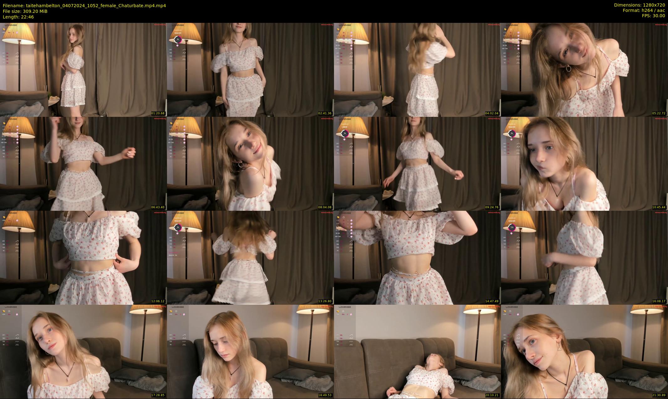 taitehambelton — 23 minute Chaturbate female cam show recording, 720p, Jul 4, 2024